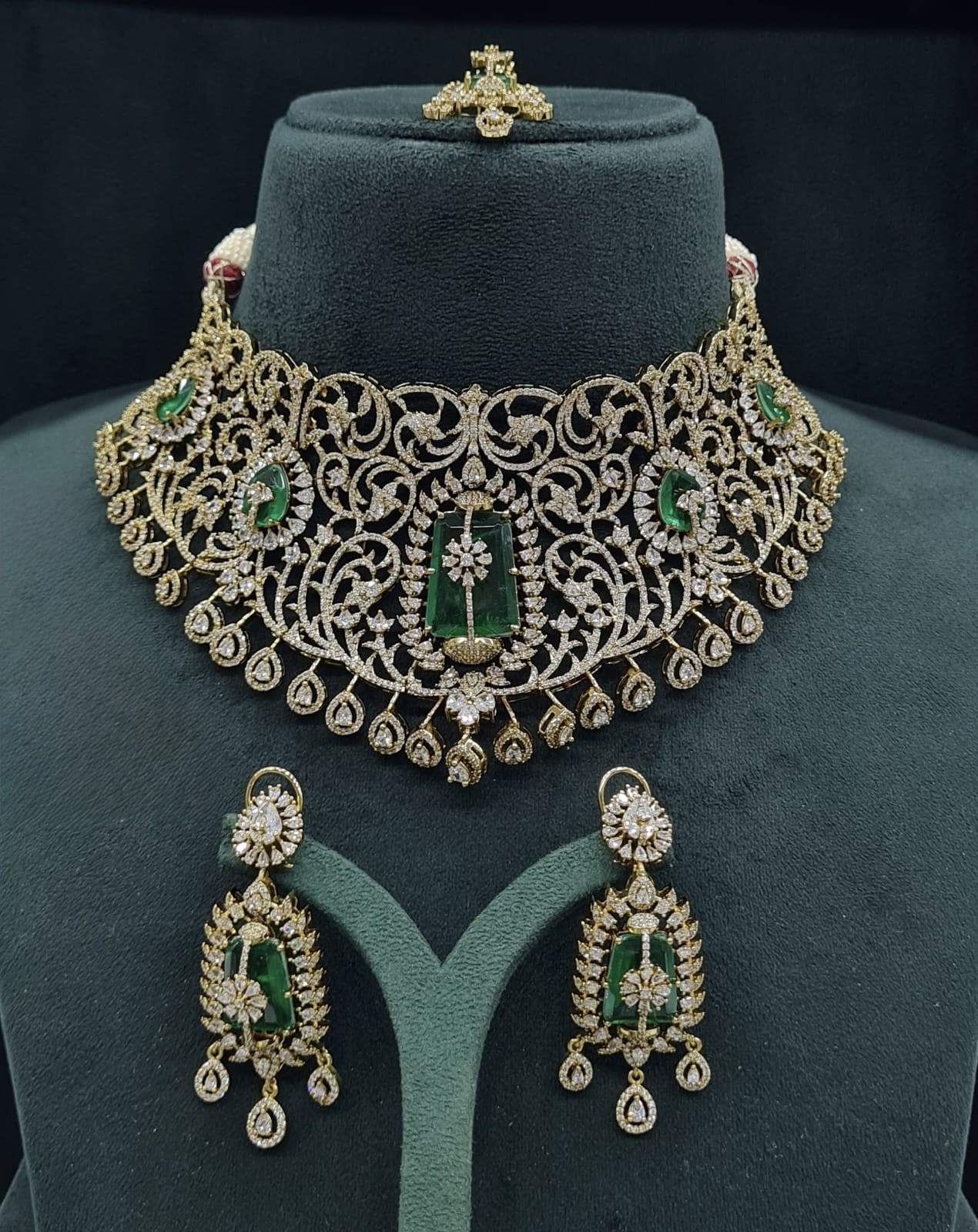 Cz Necklace 07419 - 4