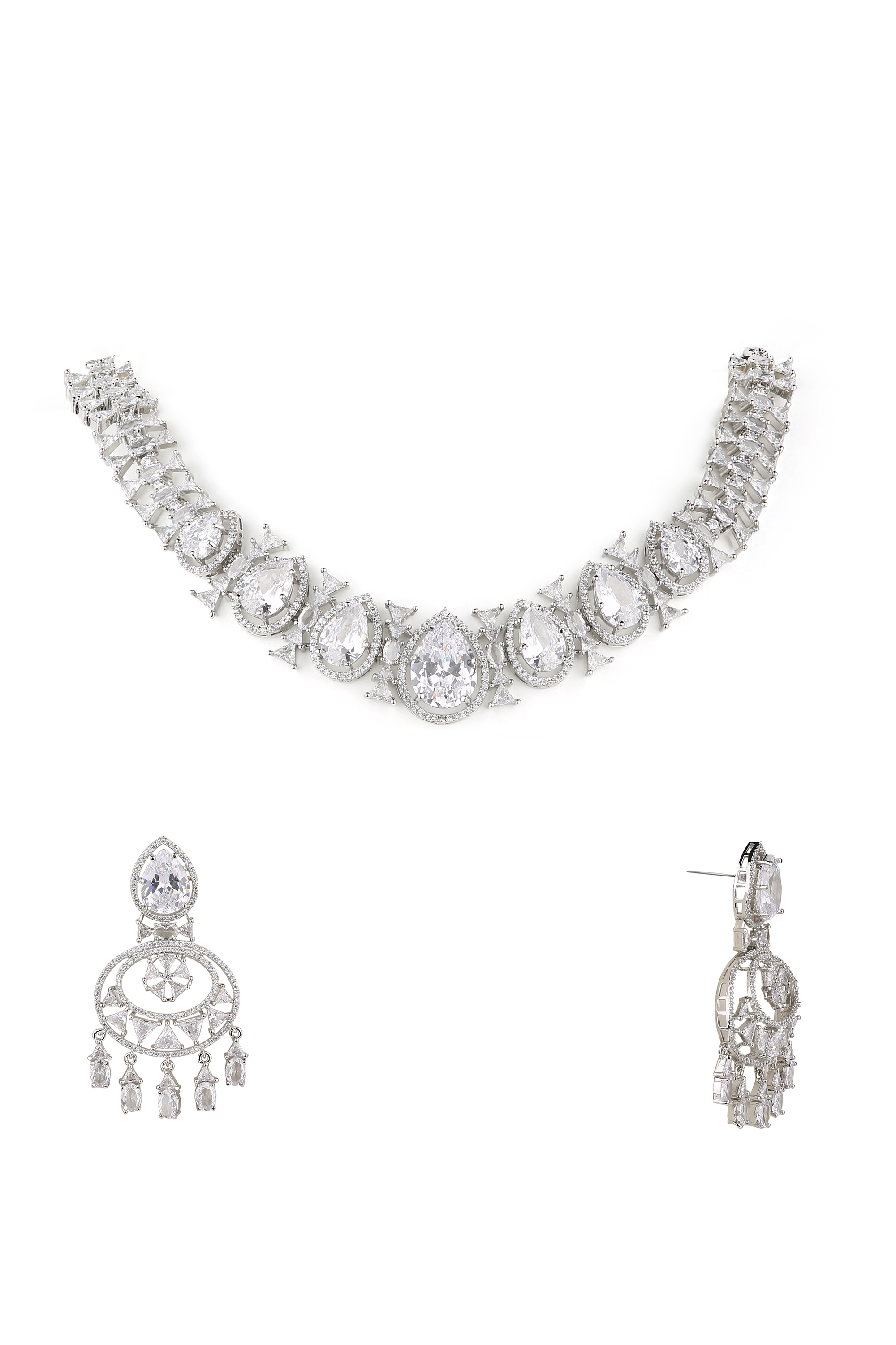 Cz Necklace 06304 - 9