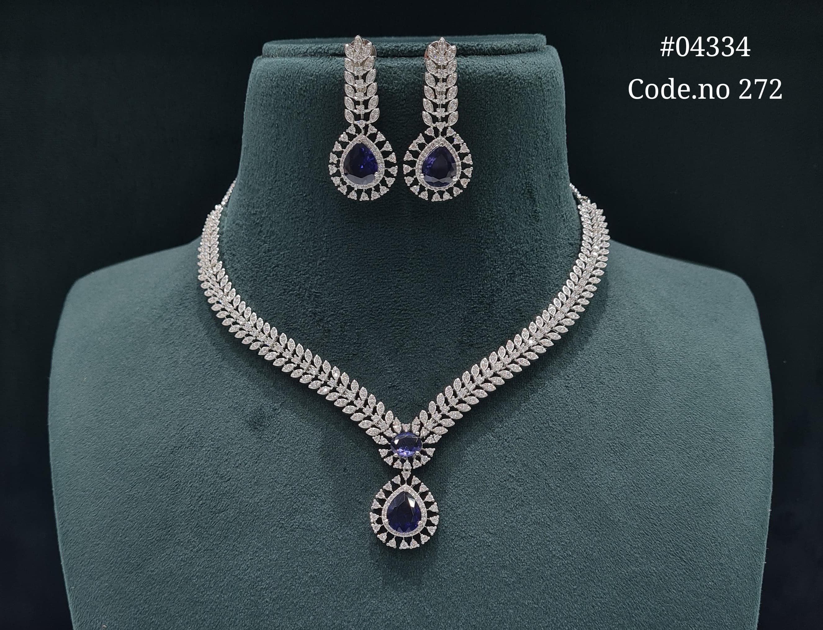 Cz Necklace 04334 - 6