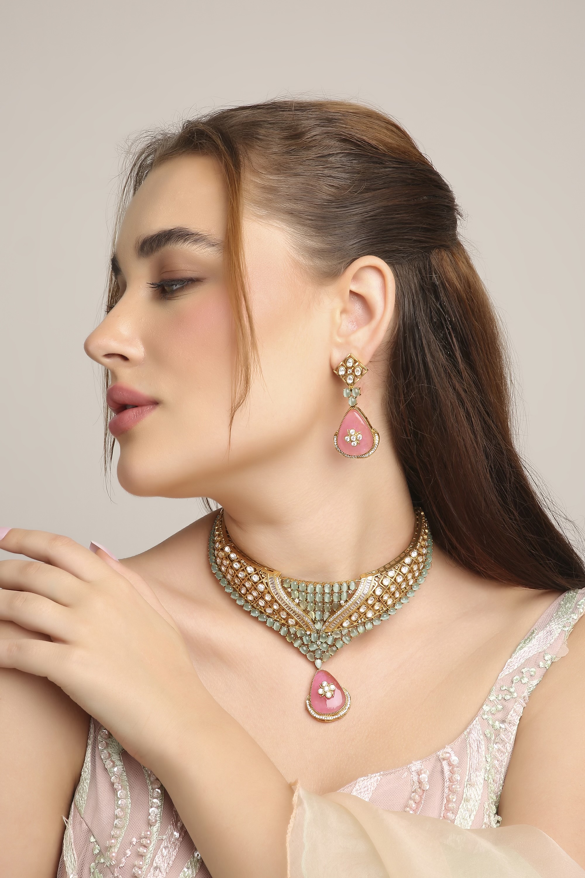 Moissanite Necklace 08916