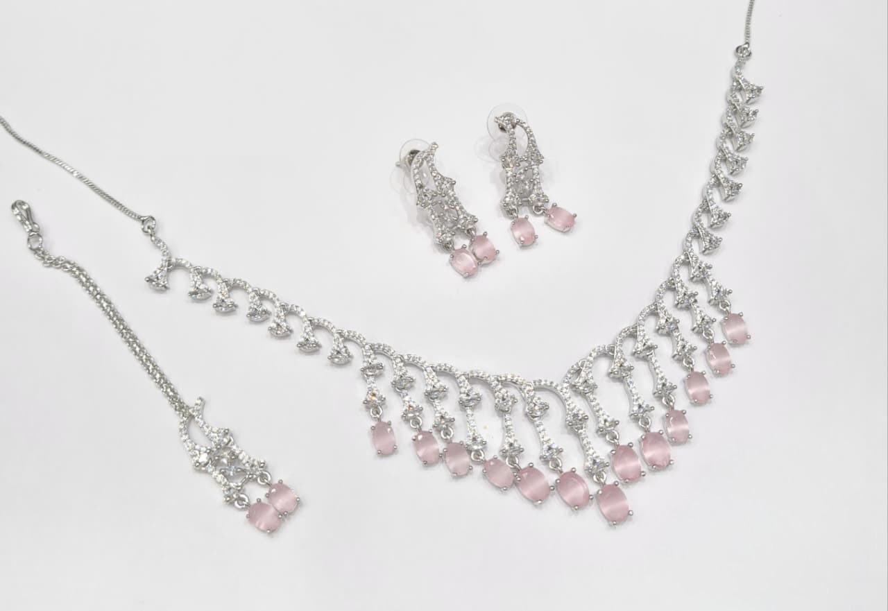 Cz Necklace 11112 - 3