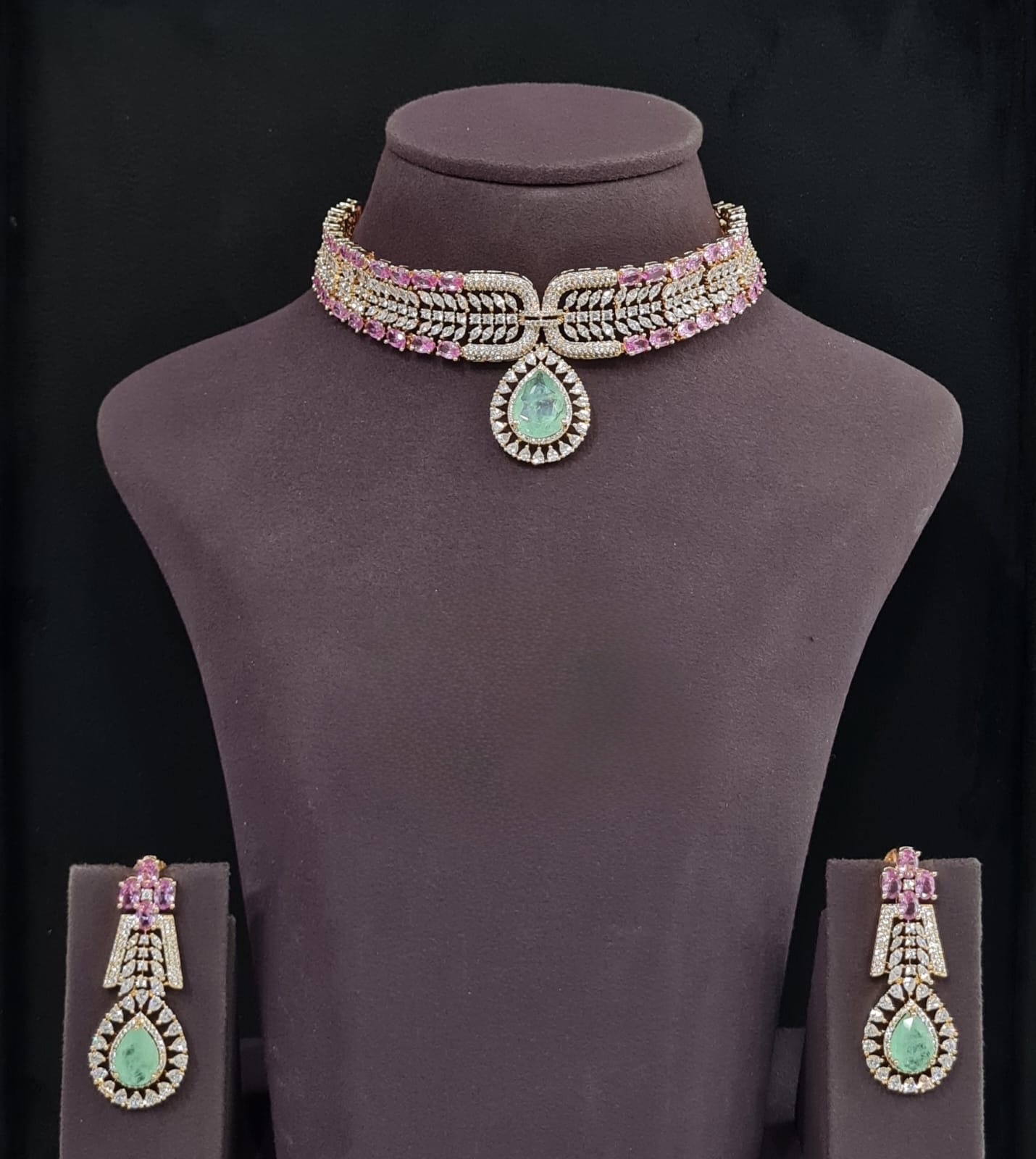 Cz Necklace 11204 - 2