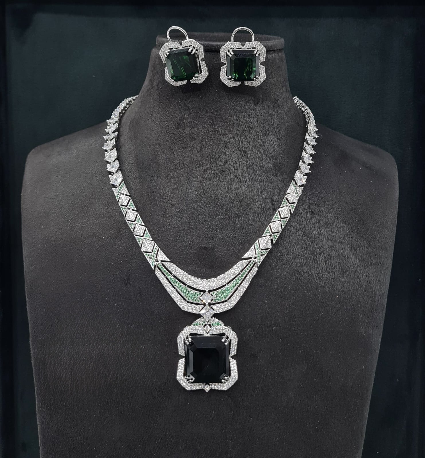 Cz Necklace 05026 - 6