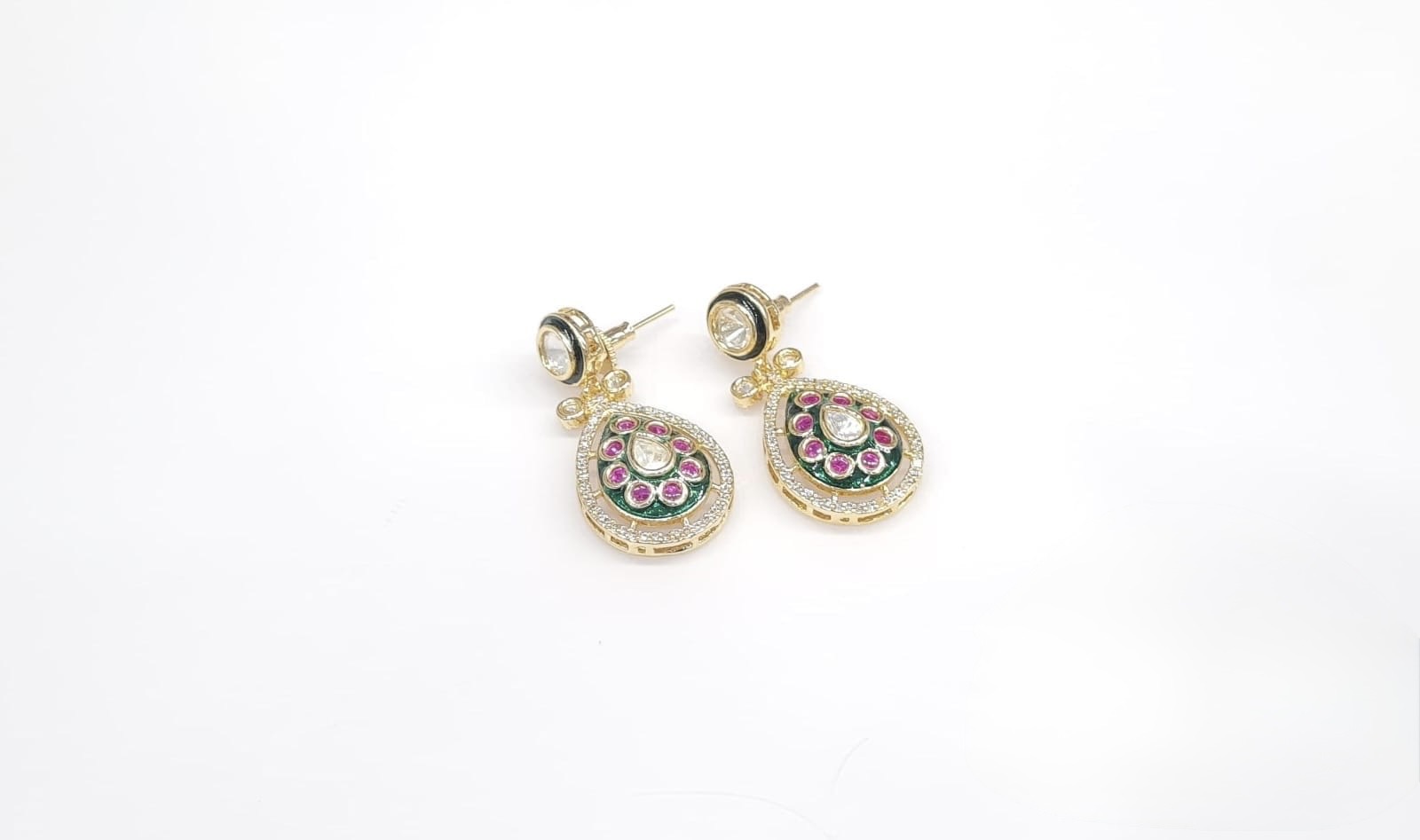 Kundan Earrings 11391 - 2