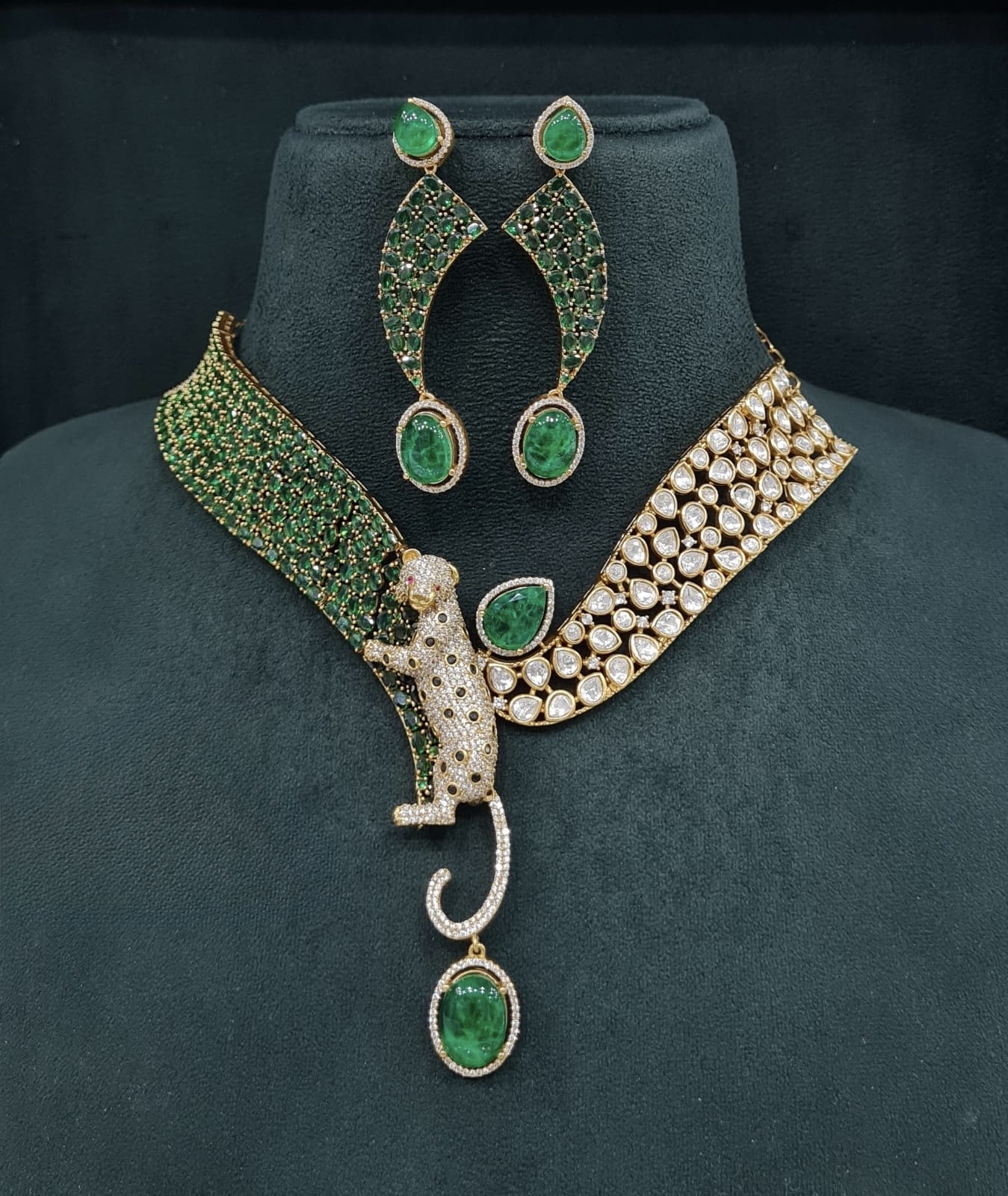 Kundan Necklace 08218 - 9