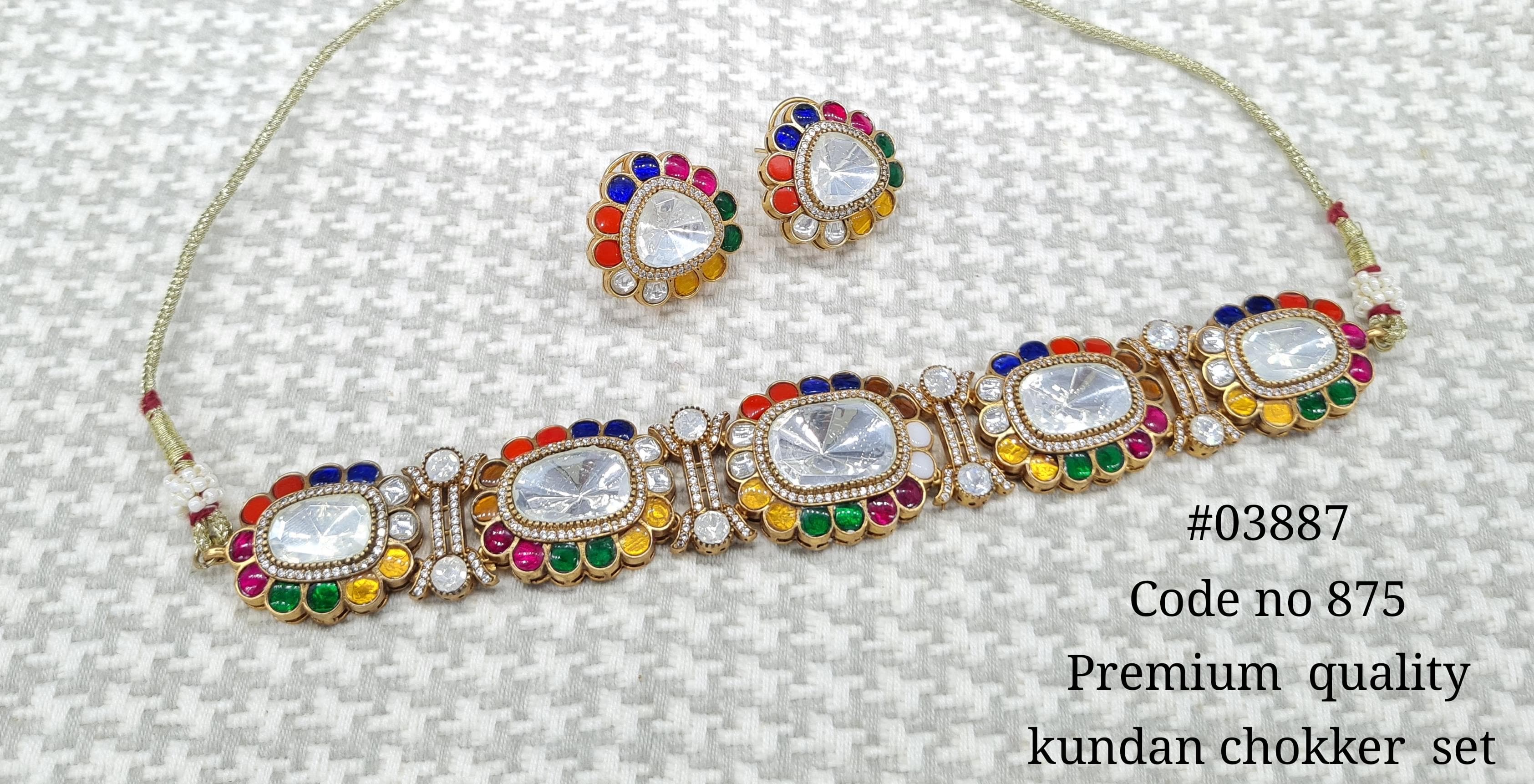 Kundan Choker 03887 - 6