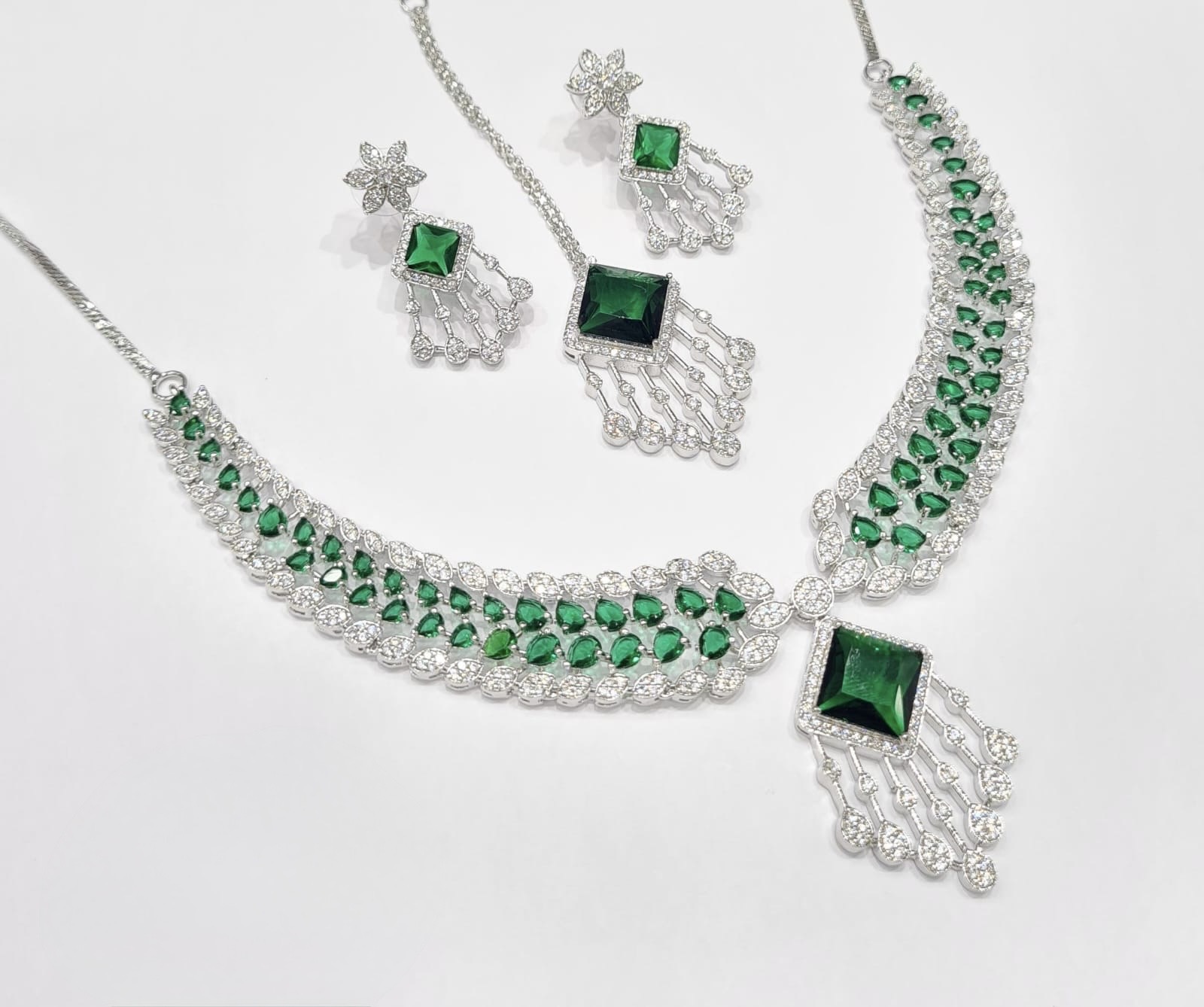 Cz Necklace 09425 - 16