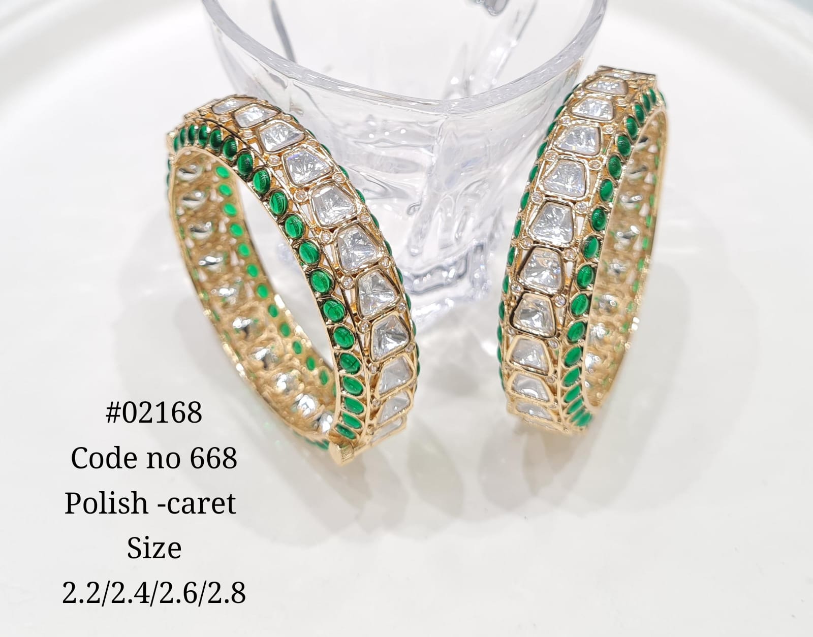 Kundan Bangles 02168 - 3