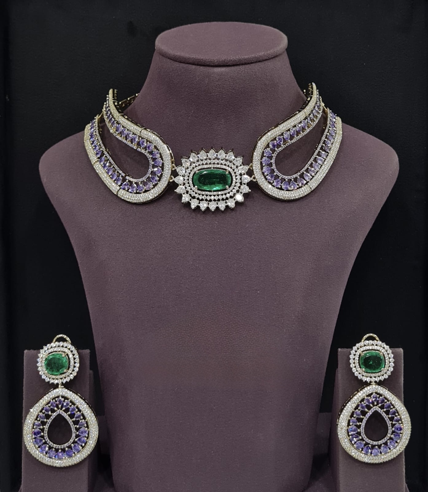 Cz Necklace 11115 - 2