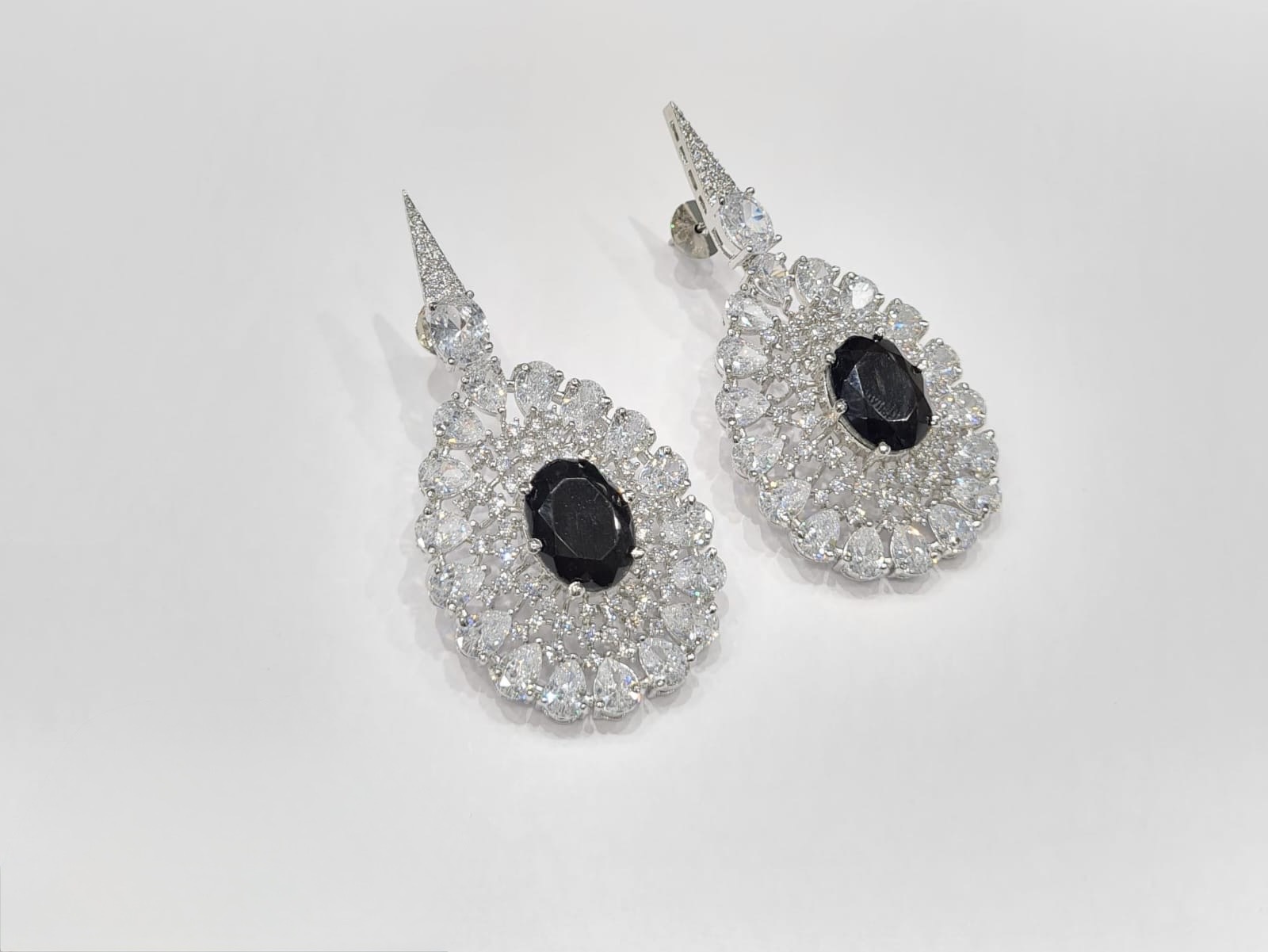 Cz Earrings 08446 - 13