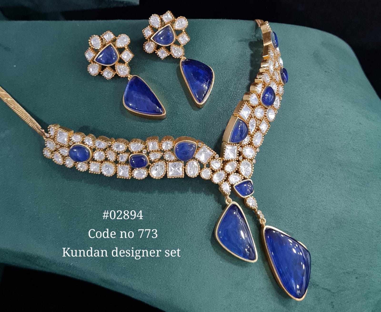 Kundan necklace 02894 - 7
