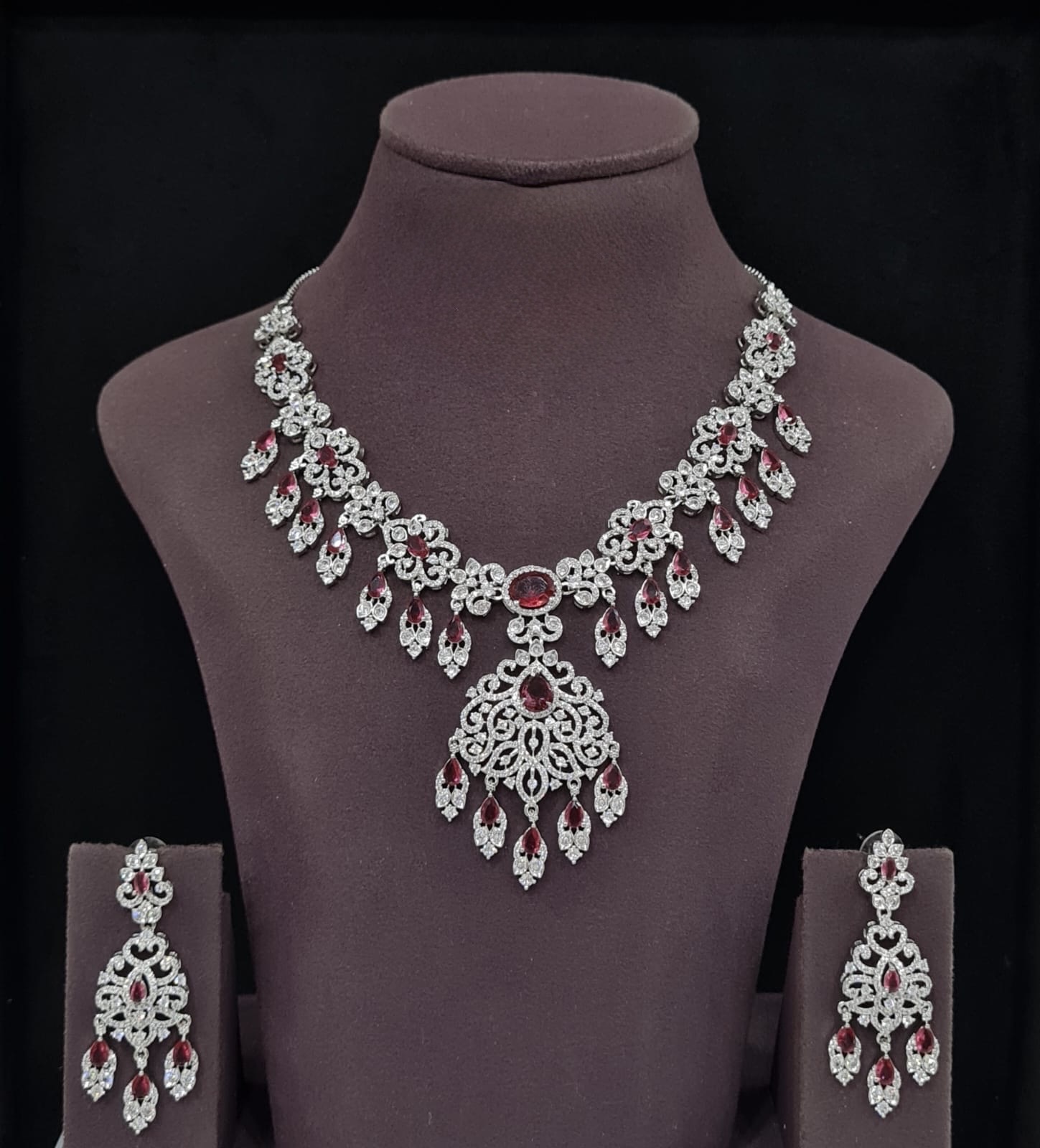 Cz Necklace 11651 - 4