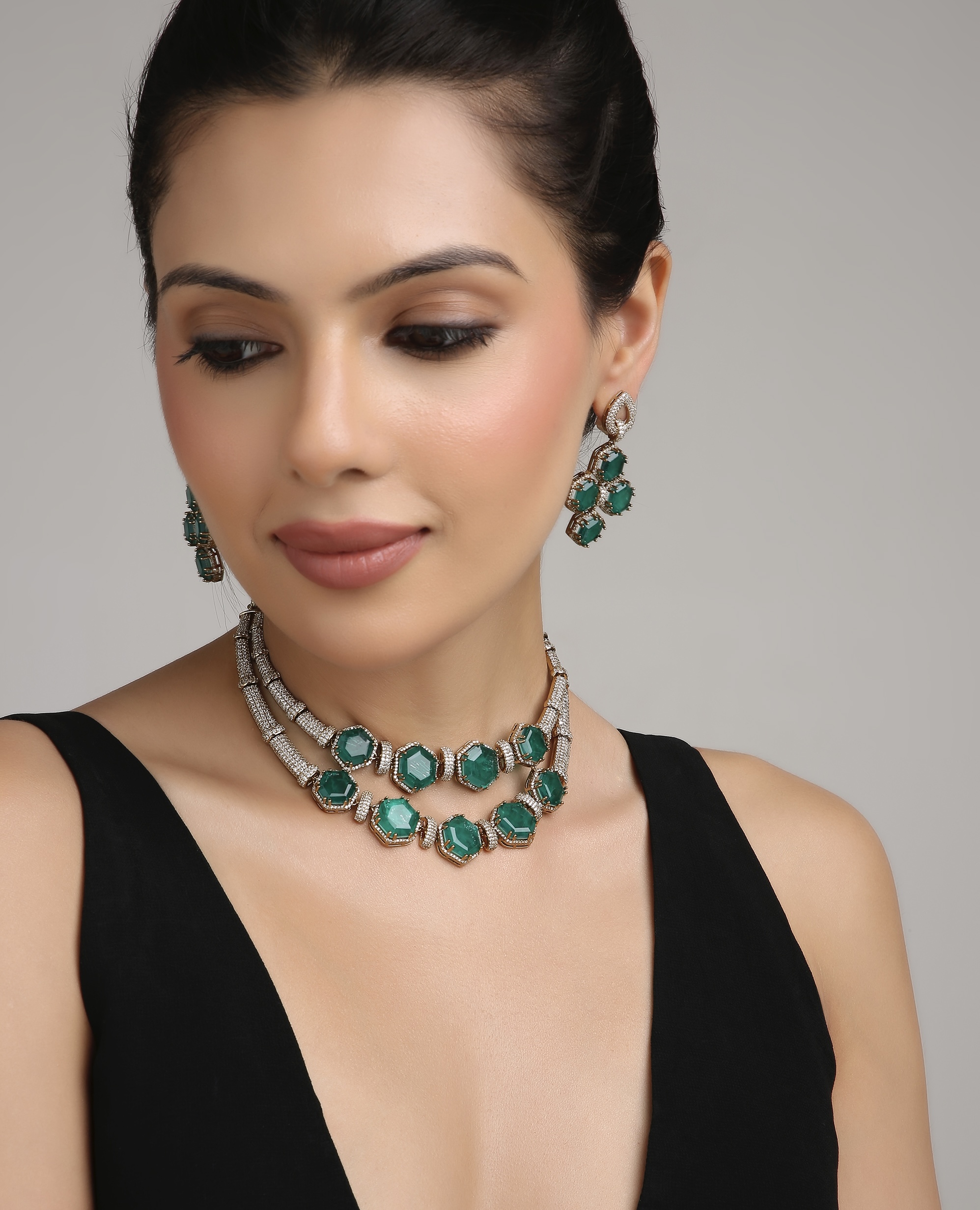 Cz Necklace 05522 - 4