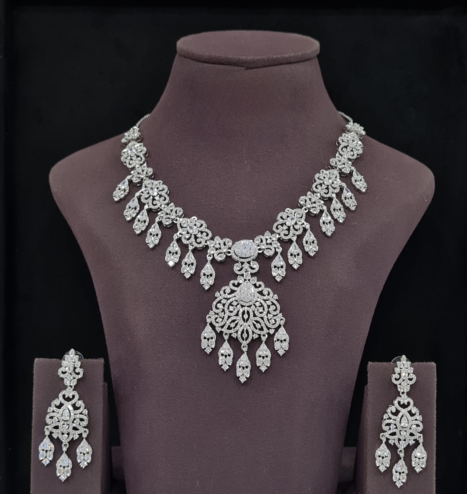 Cz Necklace 11651 - 6