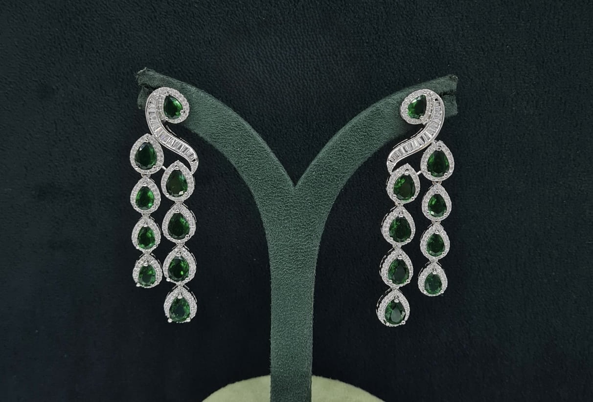 Cz Earrings 07397 - 8