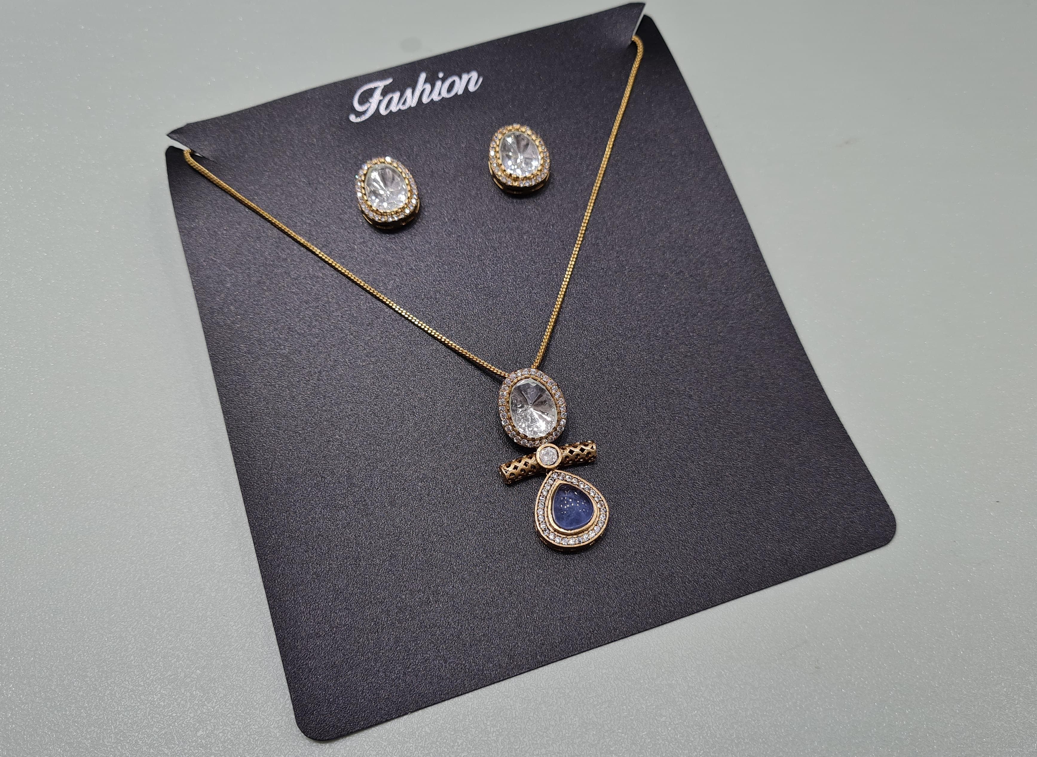 kundan pendant set  01778 - 5