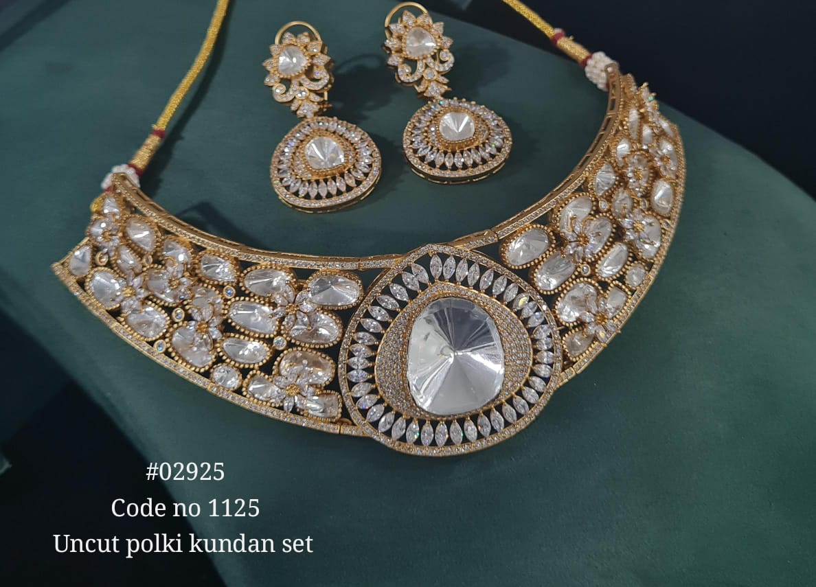 Kundan necklace 02925 - 5