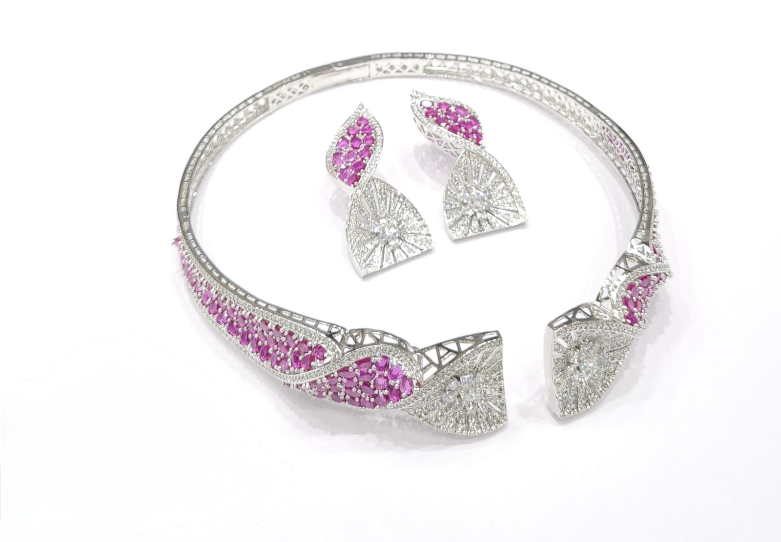 Cz Necklace 10456 - 8