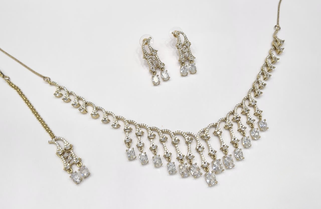 Cz Necklace 11112 - 11