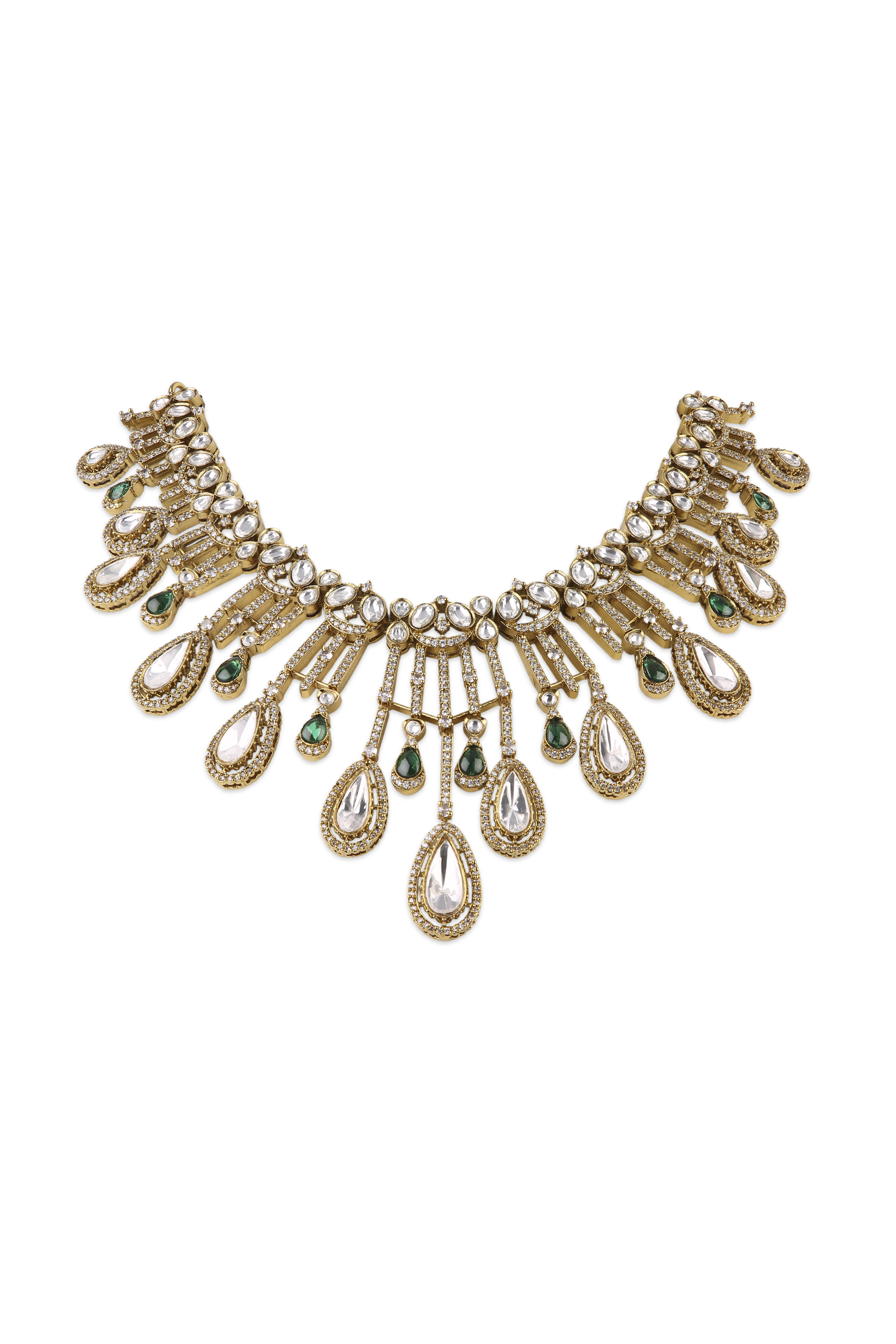 Kundan Necklace 11179 - 5