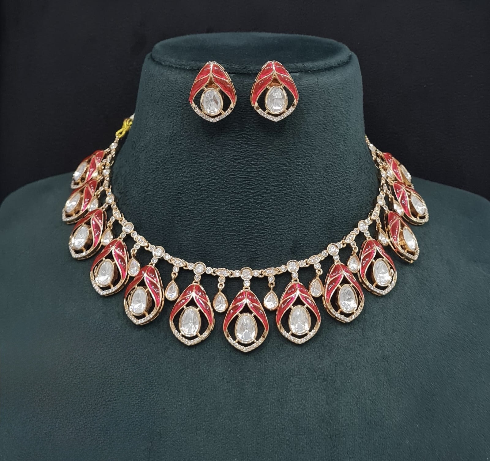 Kundan Necklace 08946 - 3