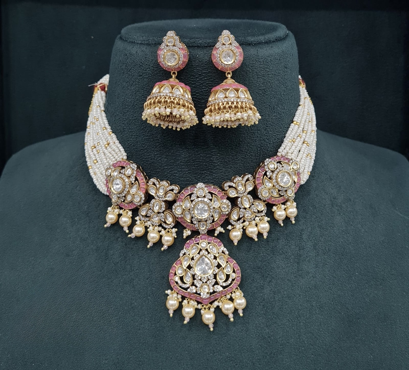 Kundan Necklace 08952 - 6