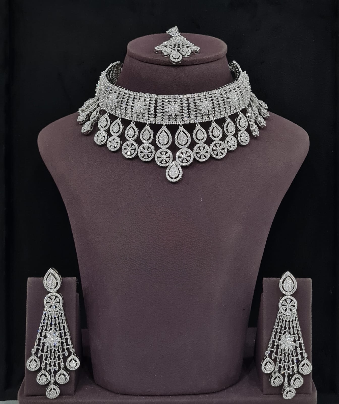 Cz Necklace 11406 - 7