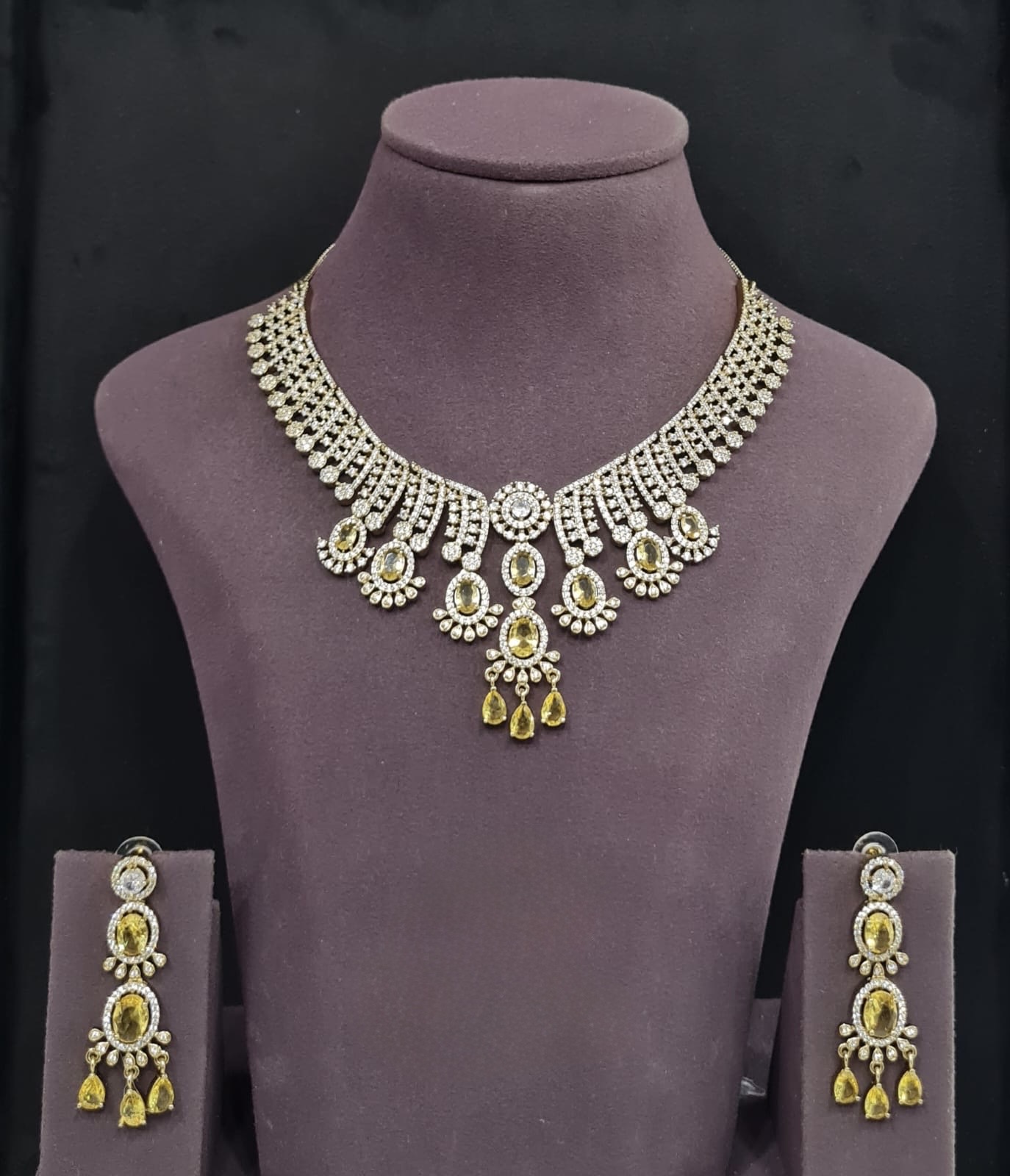 Cz Necklace 11109 - 11