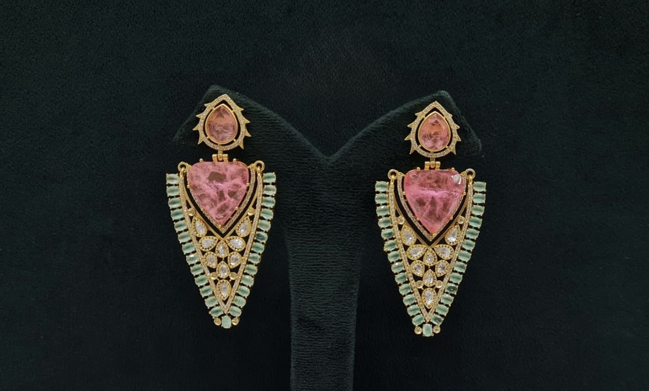 Kundan Earrings 08206 - 13