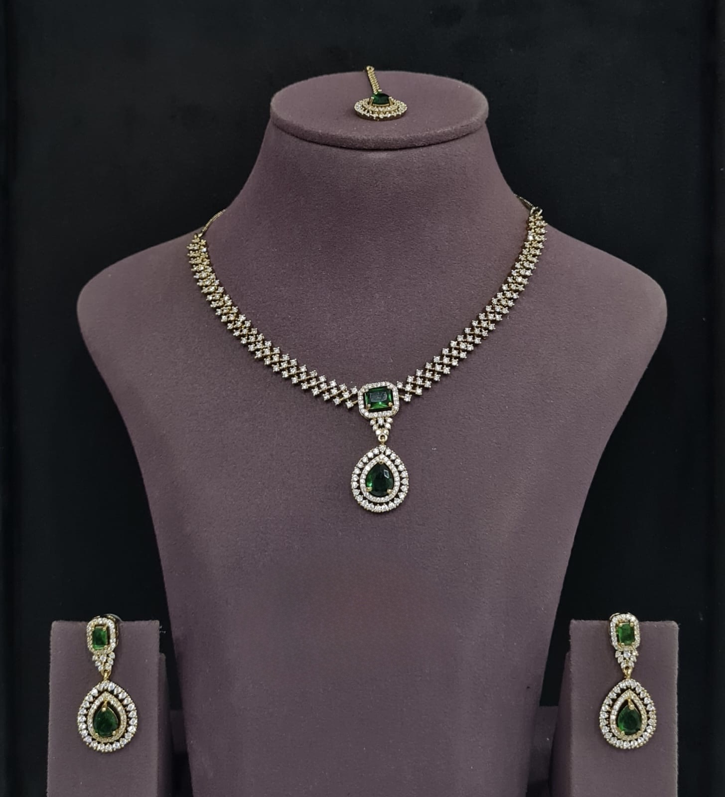 Cz Necklace 11342 - 18