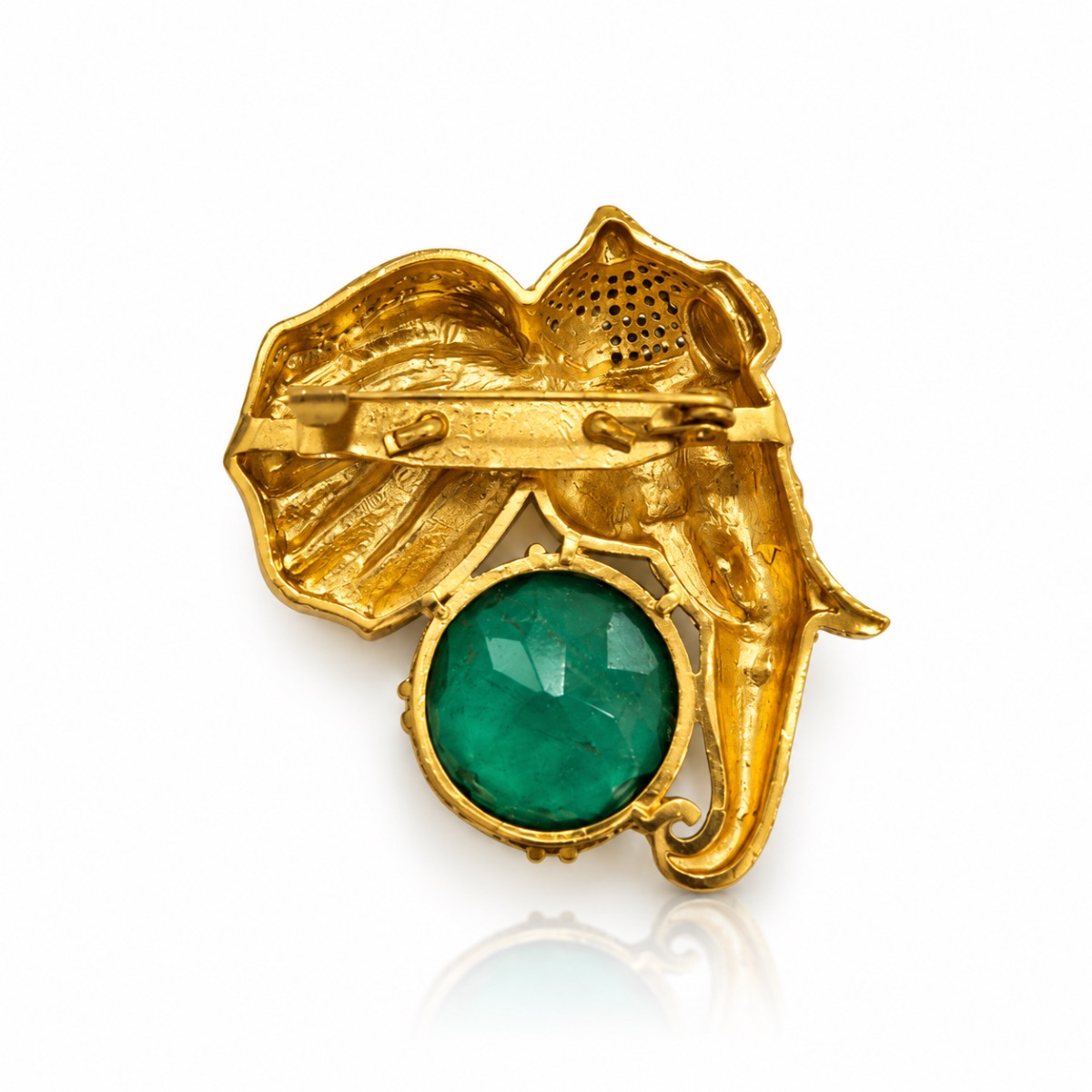 Vakratund Brooch 09640 - 2
