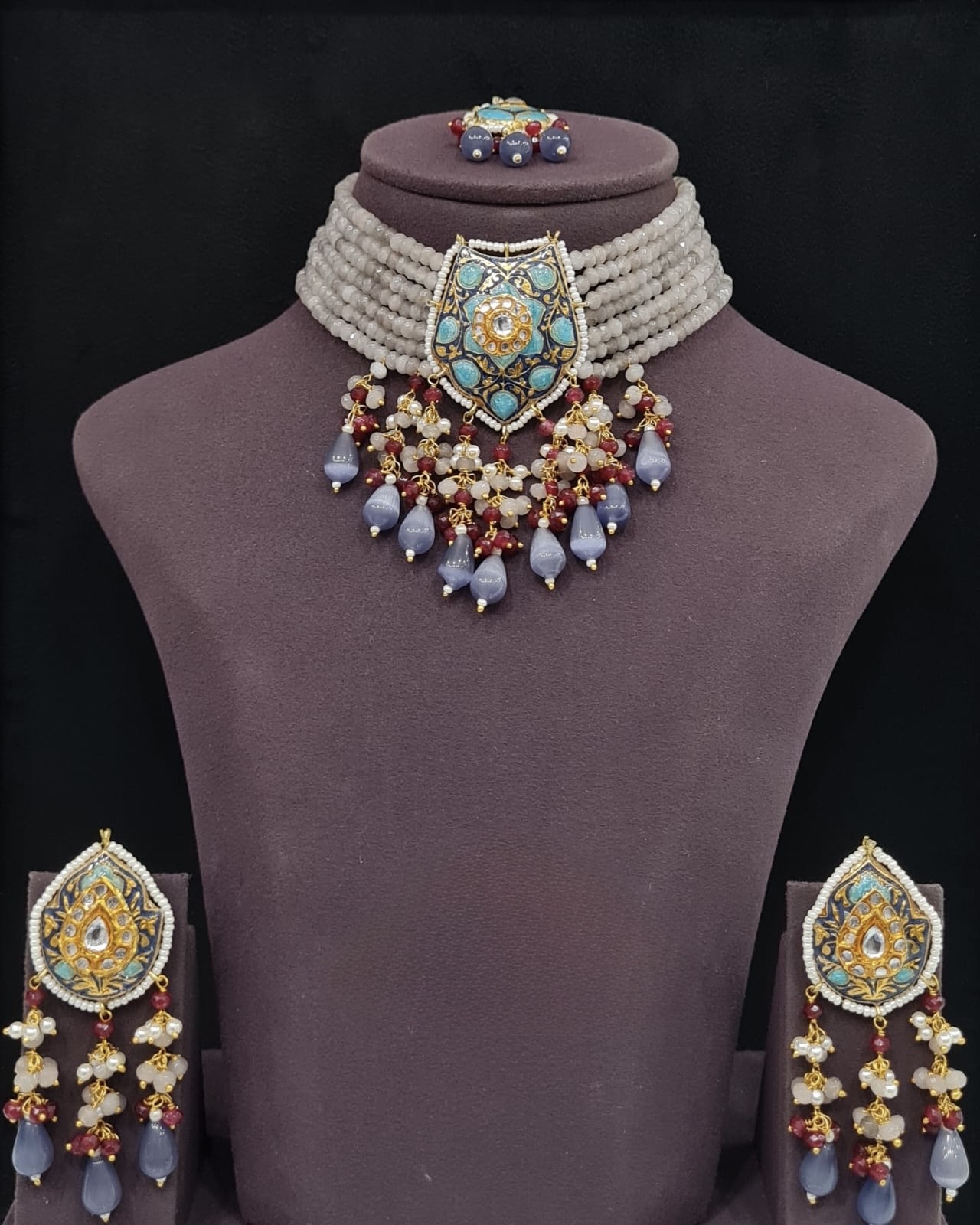 Meenakari Necklace 10749 - 4