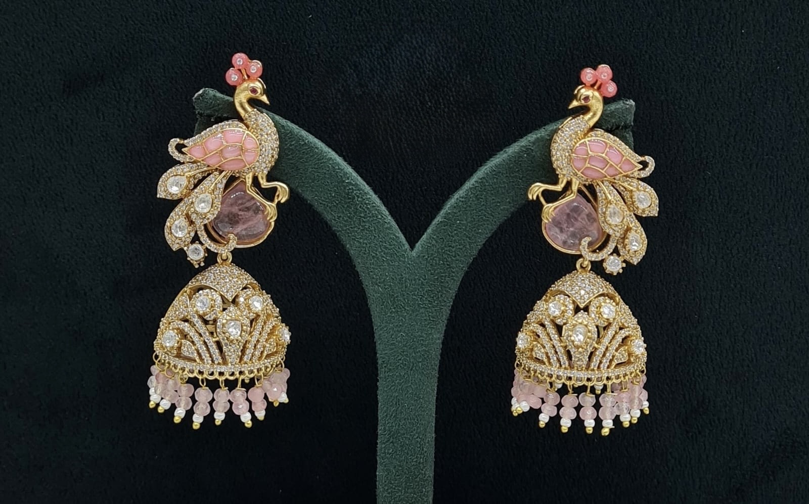 Kundan Earrings 06492 - 9
