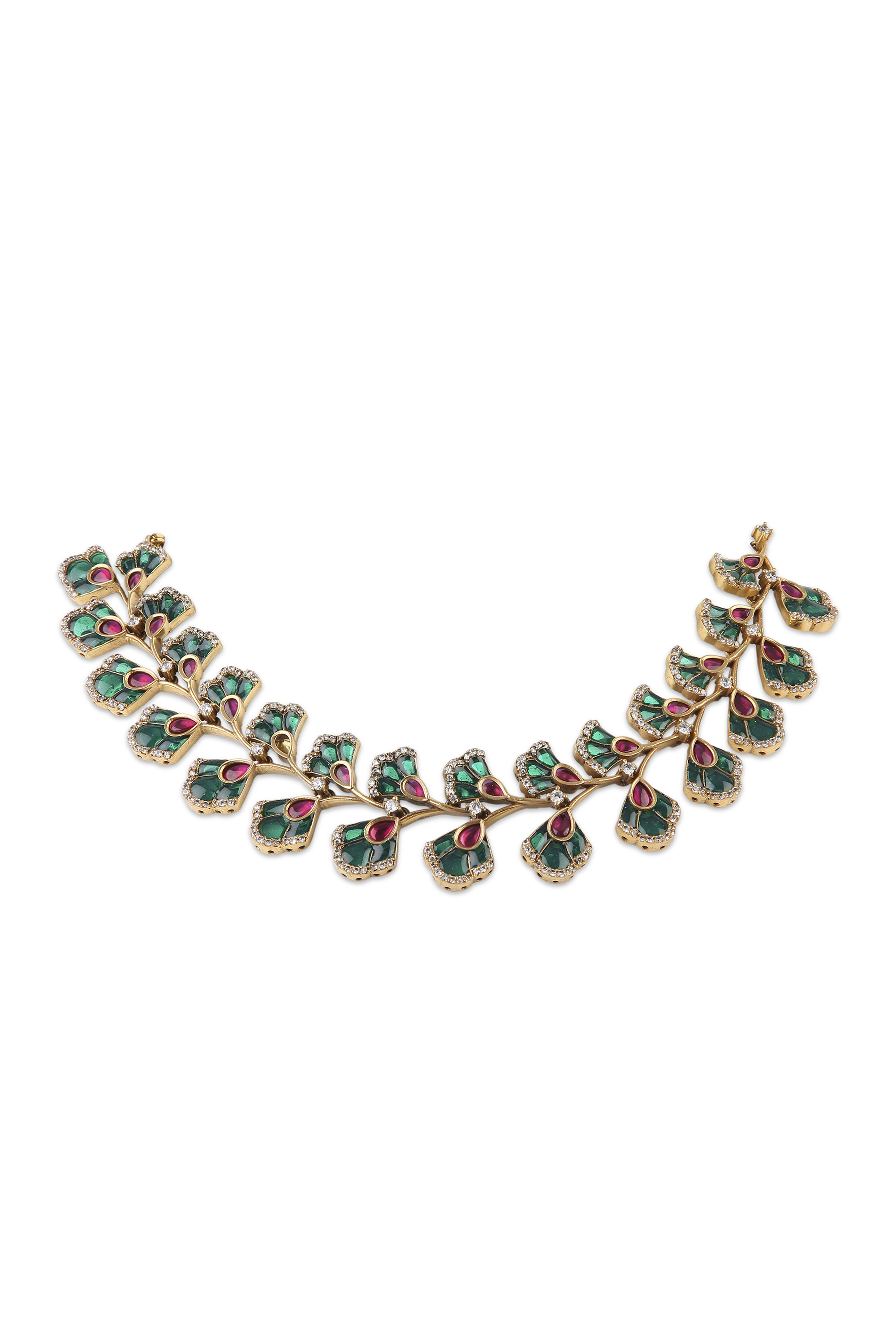 Kundan Necklace 06747 - 4