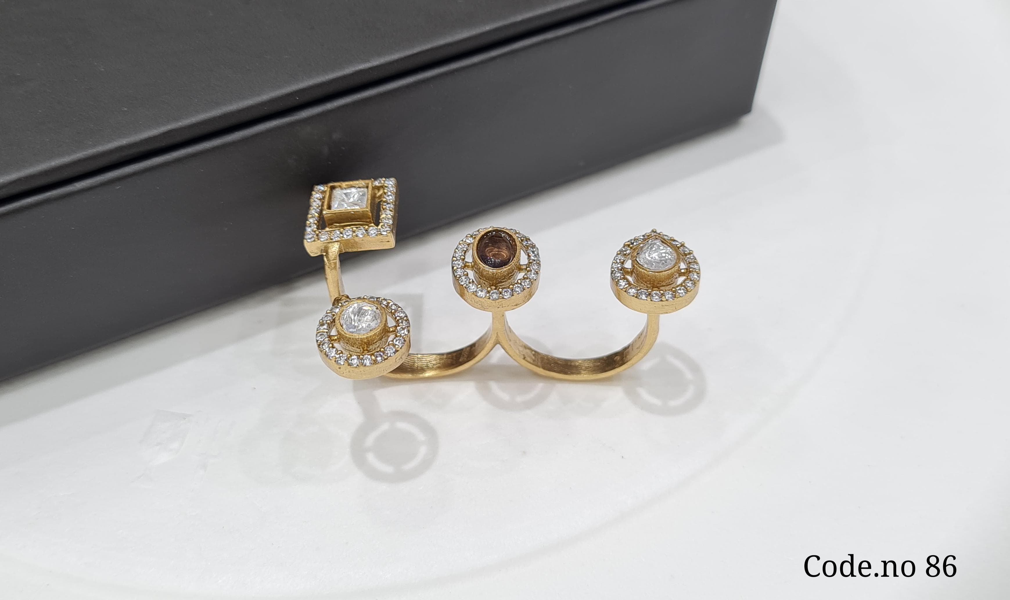 KUNDAN FINGER RING 00065 - 7