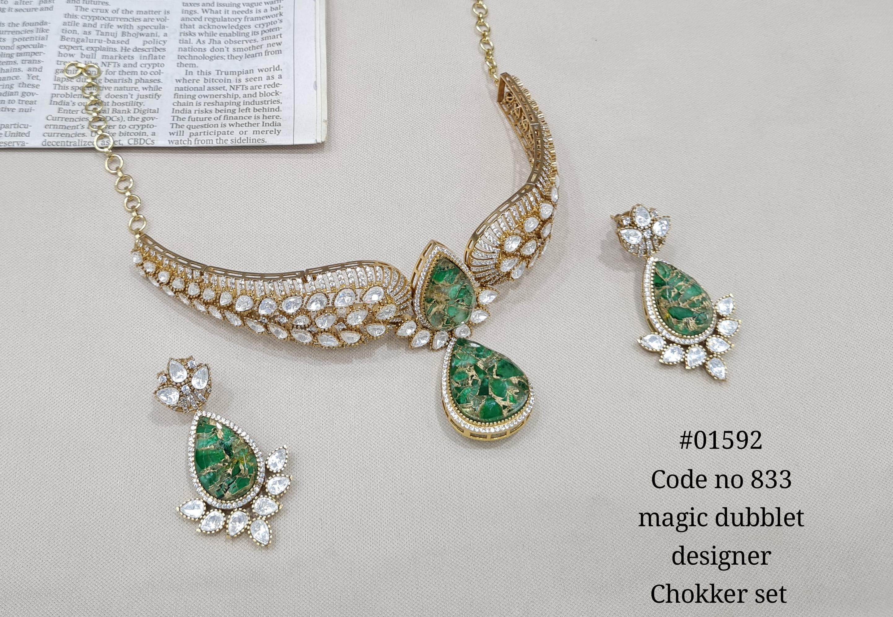 Kundan Necklace 01592 - 10