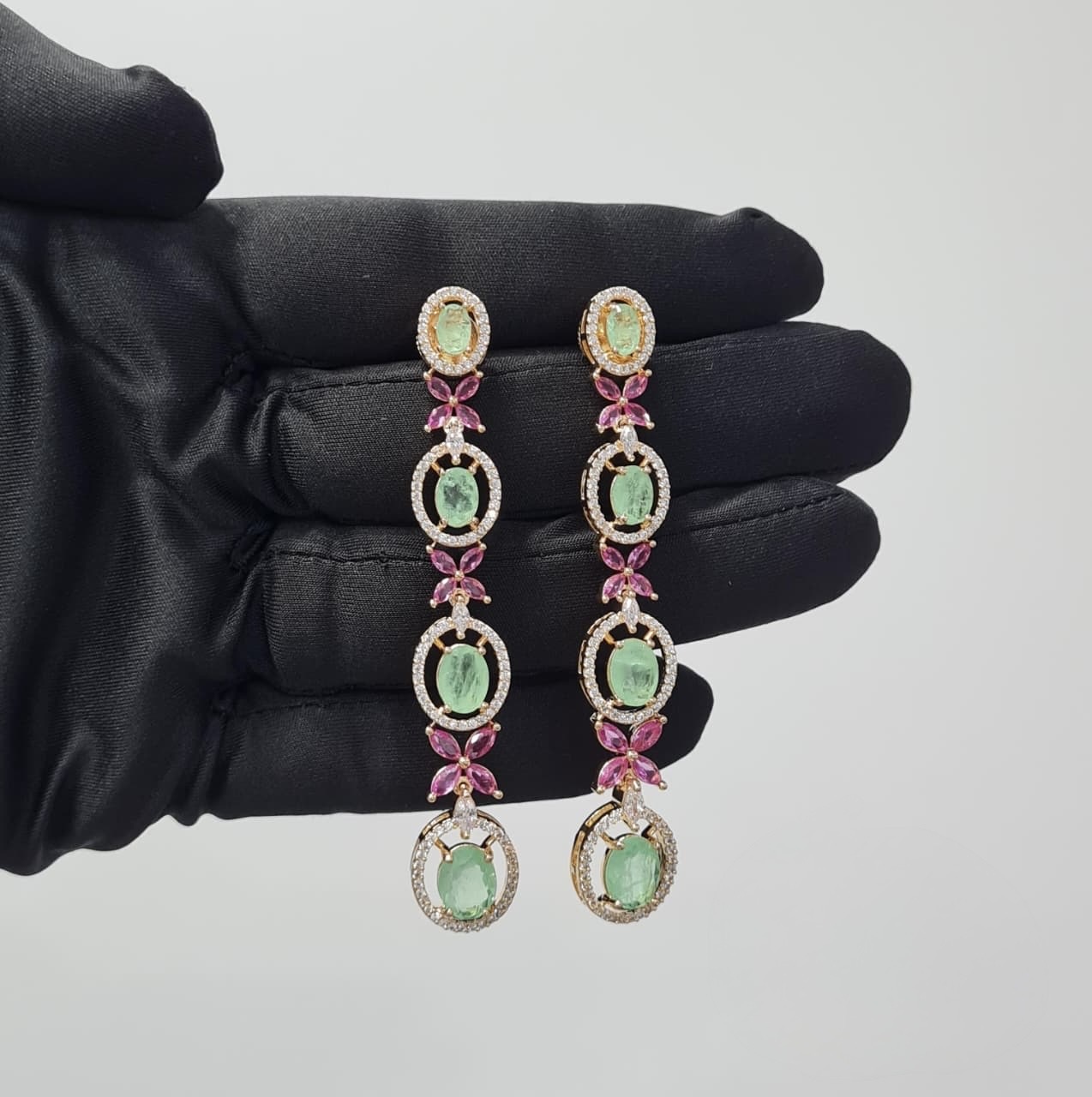 Cz Earrings 10253 - 5