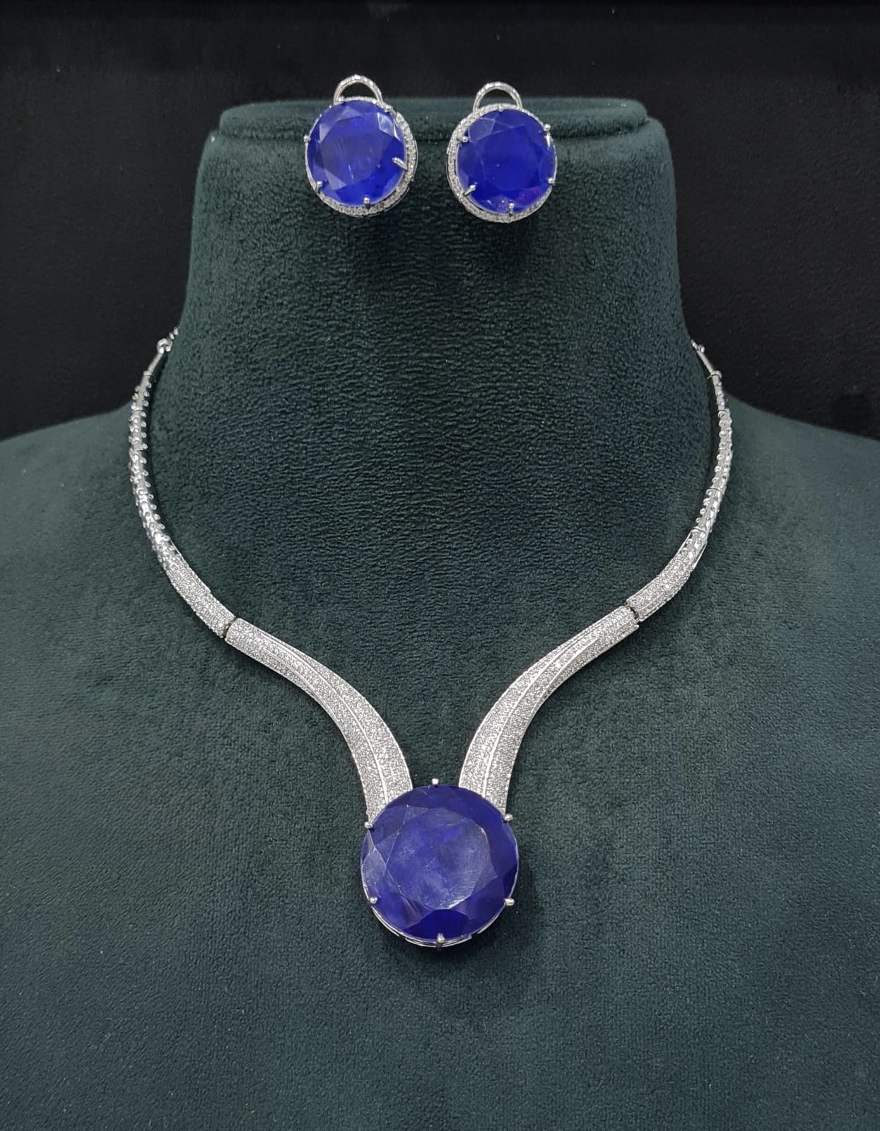Cz Necklace 10137 - 6