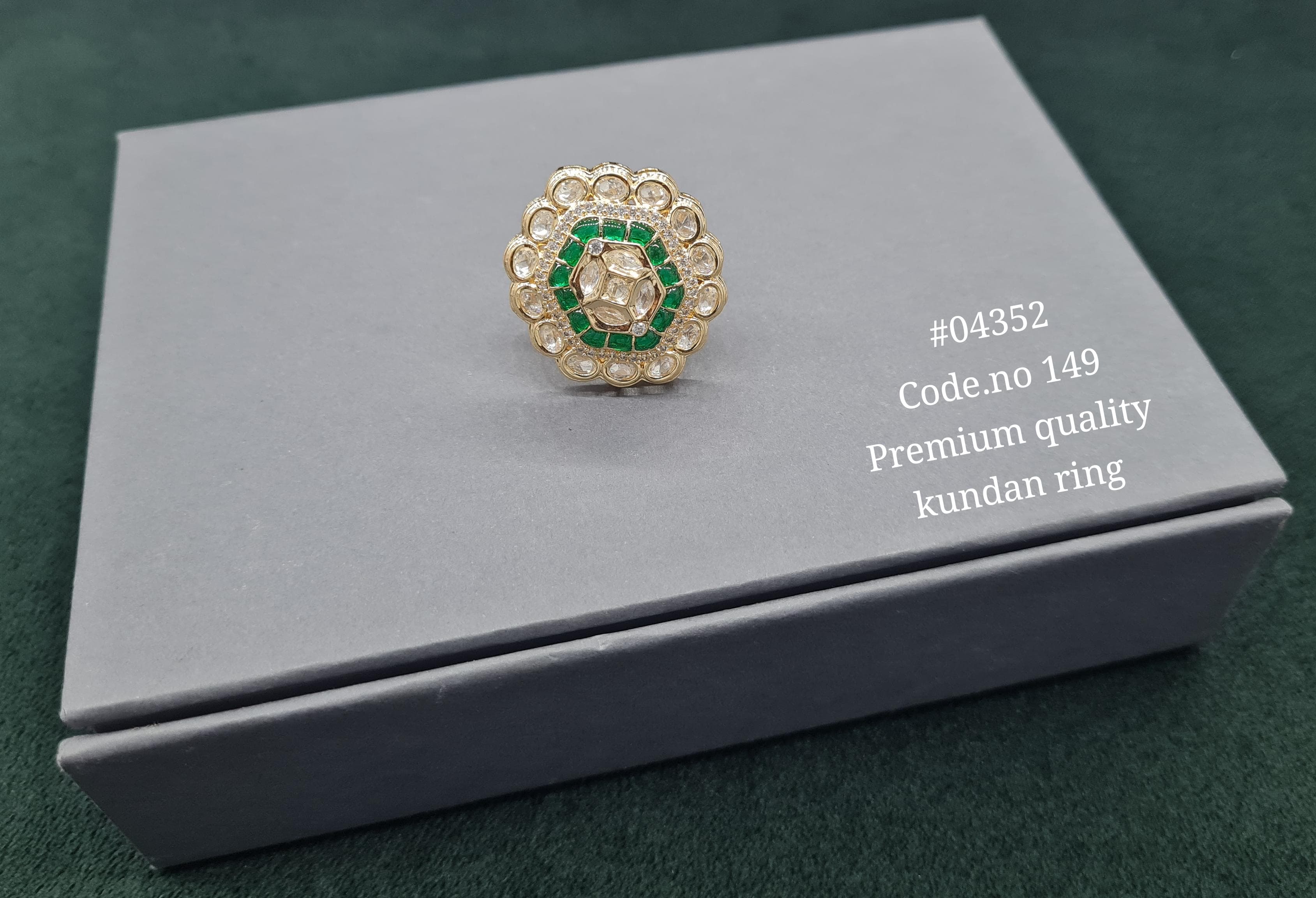 Kundan Fingerring 04352 - 8