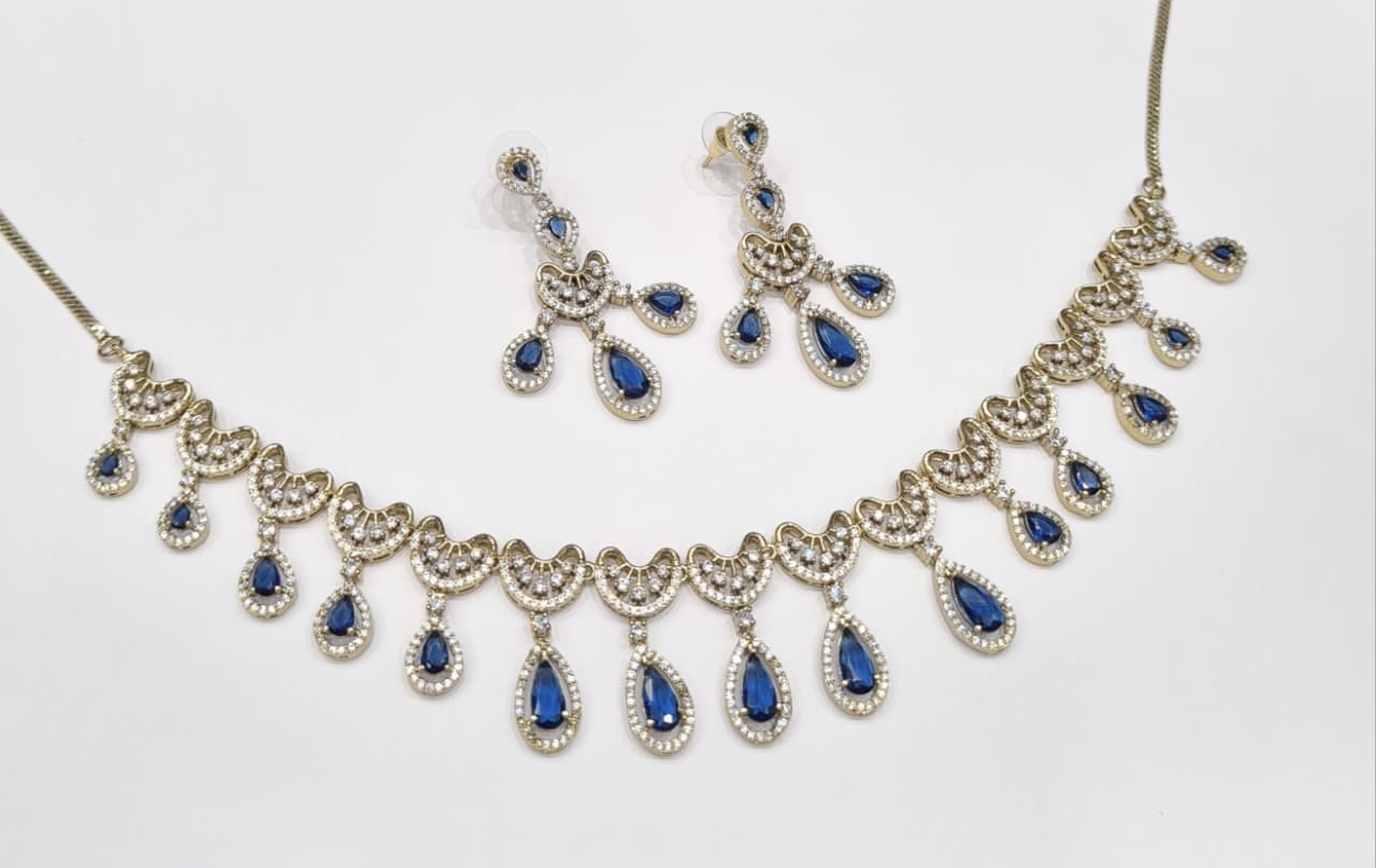 Cz Necklace 11114 - 9