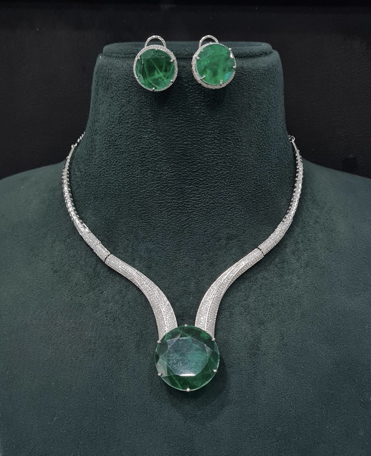 Cz Necklace 10137 - 7