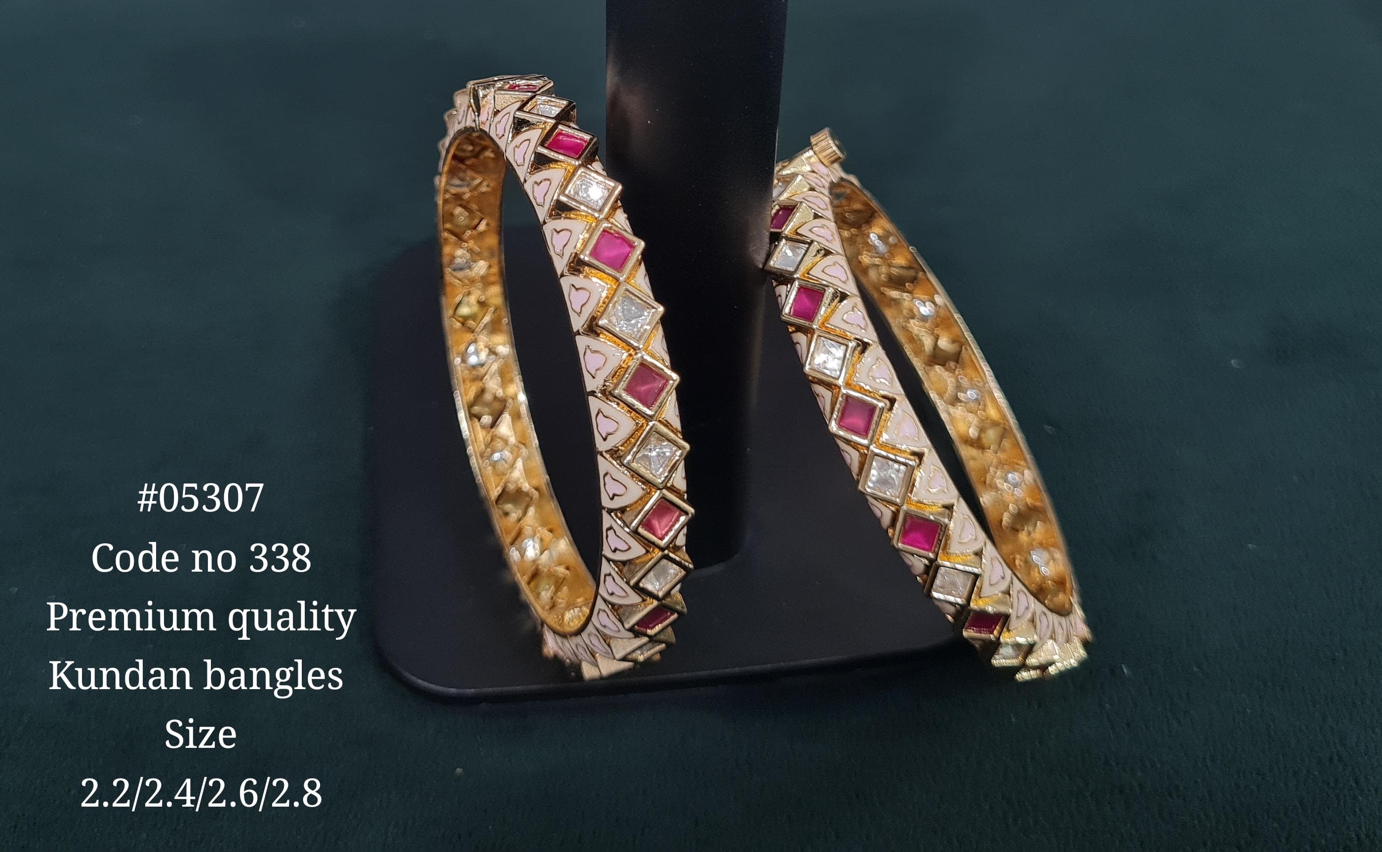 Kundan Bangles 05307