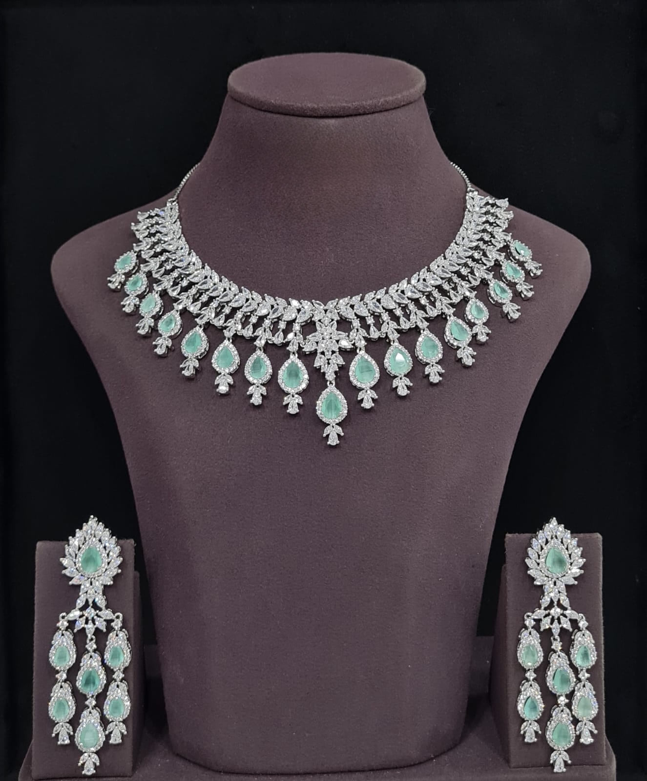 Cz Necklace 04911 - 2