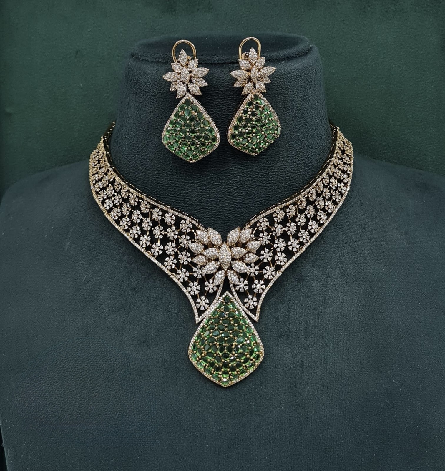 Cz Necklace 10138 - 4