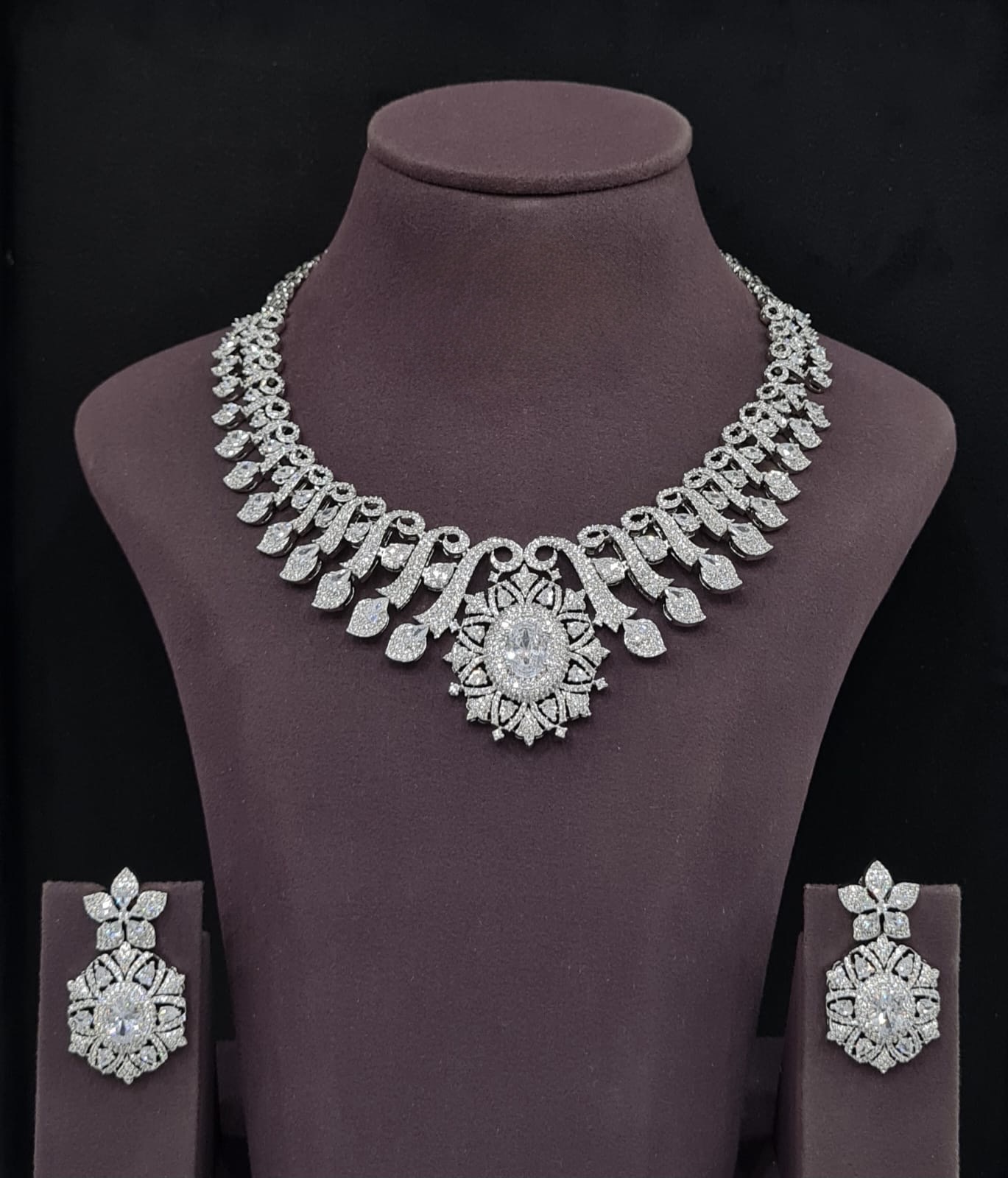 Cz Necklace 10576 - 10