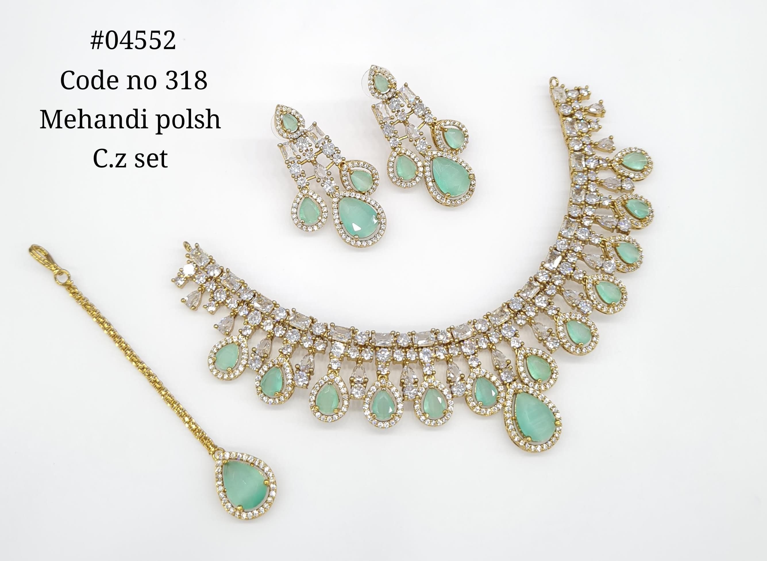 Cz Necklace 04552 - 7