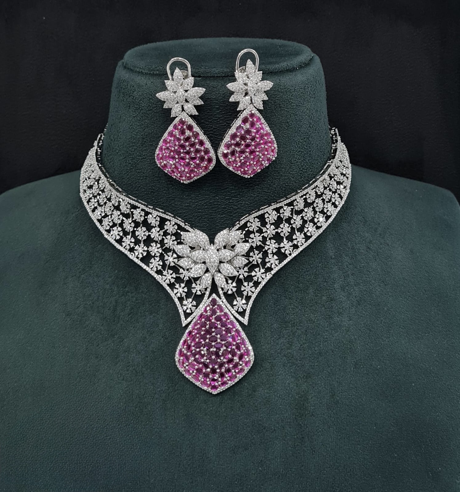 Cz Necklace 10138 - 7