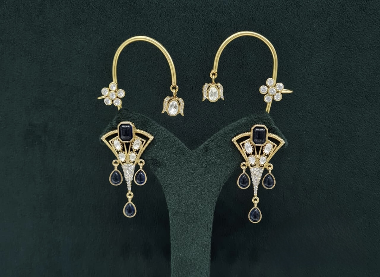 Kundan Earcuff 07866 - 7