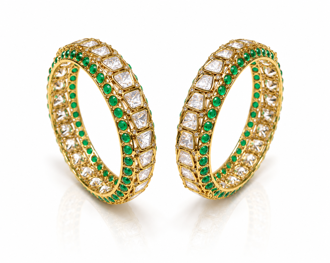 Kundan Bangles 02168 - 4