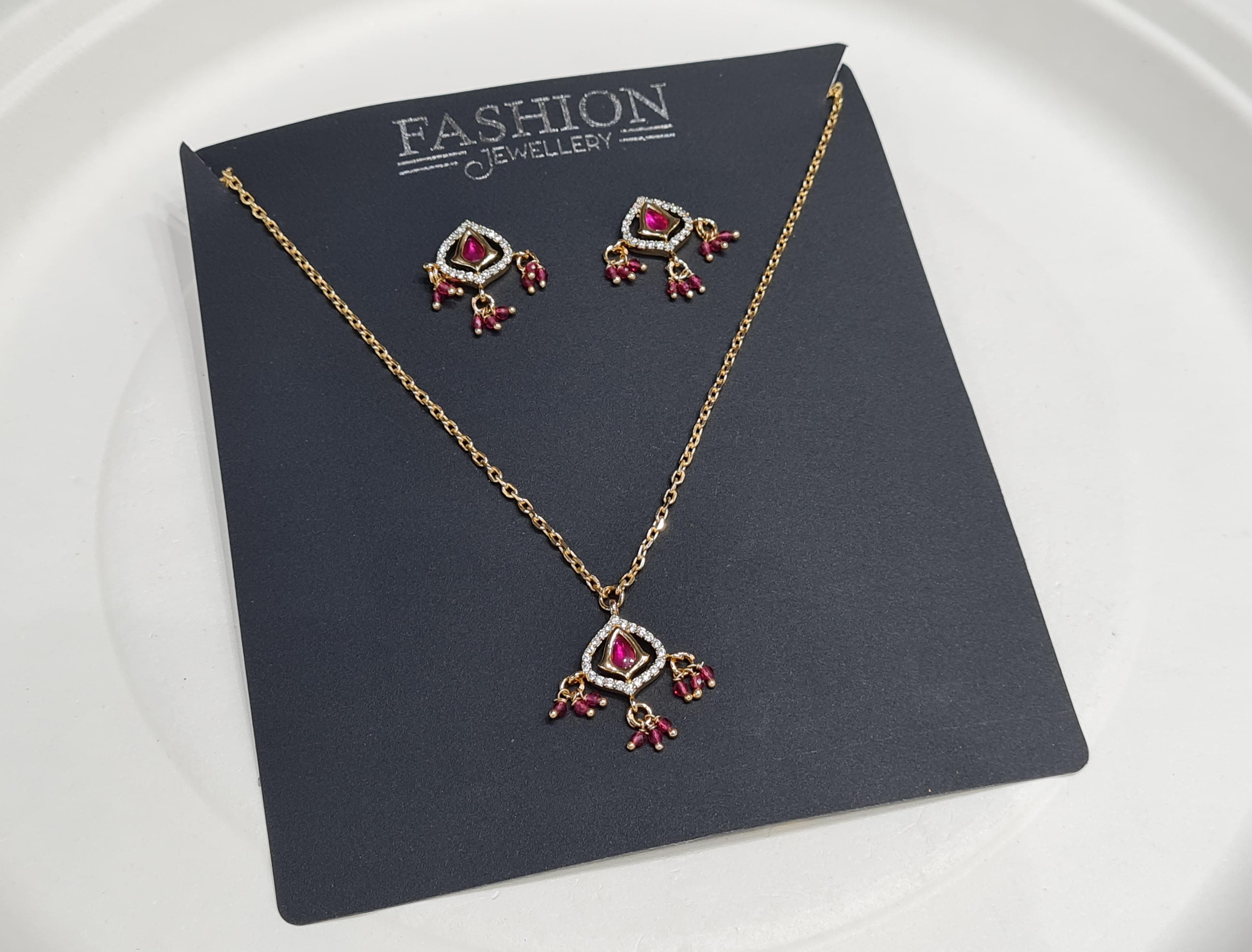 Kundan Pendant Set 01238